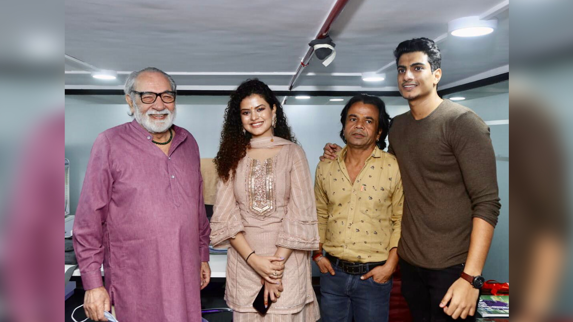 Mahurat of singer turned writer-director Palash Muchhal’s feature debut Ardh held, Rajpal Yadav, Kulbhushan Kharbanda, Hiten does the clap