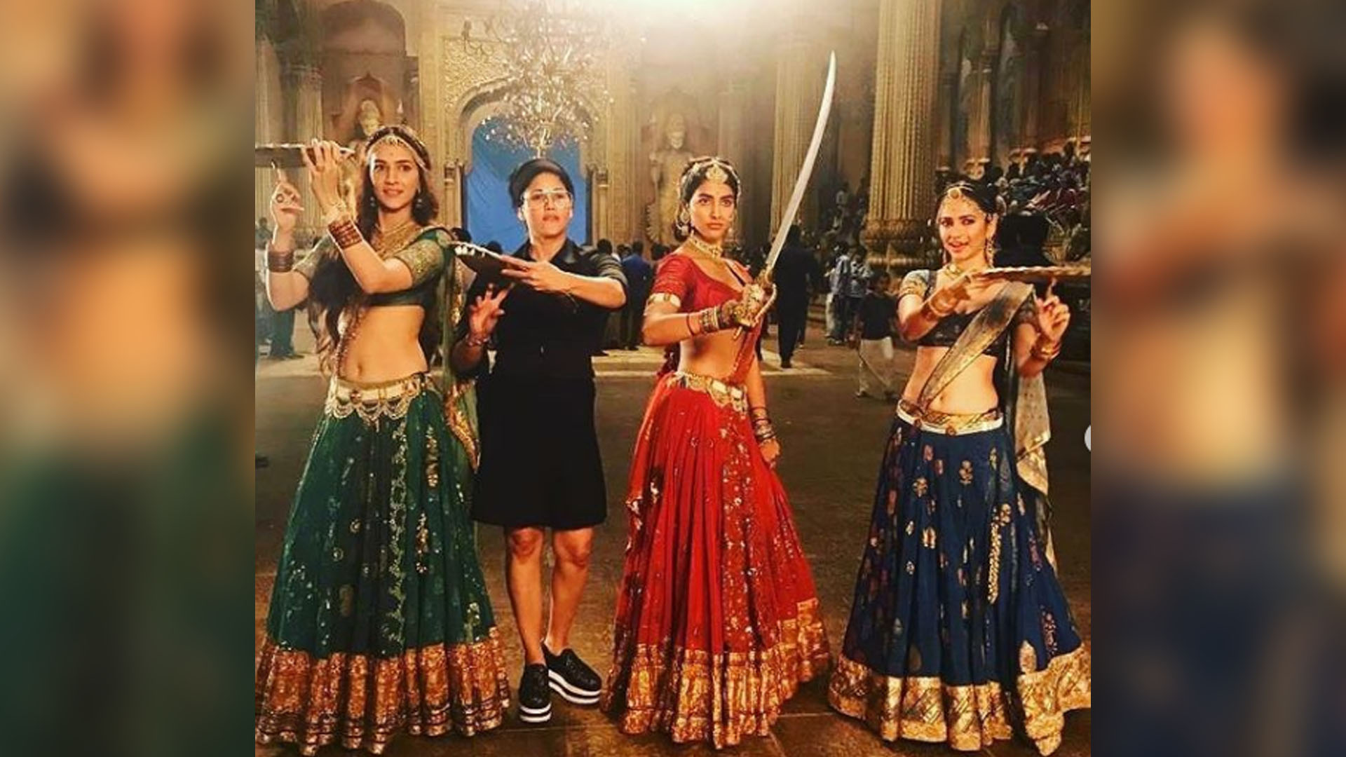 Warda Khan Nadiadwala shares some unseen pictures from the sets of Housefull 4 featuring Kriti Sanon, Pooja Hegde and Kriti Kharbanda