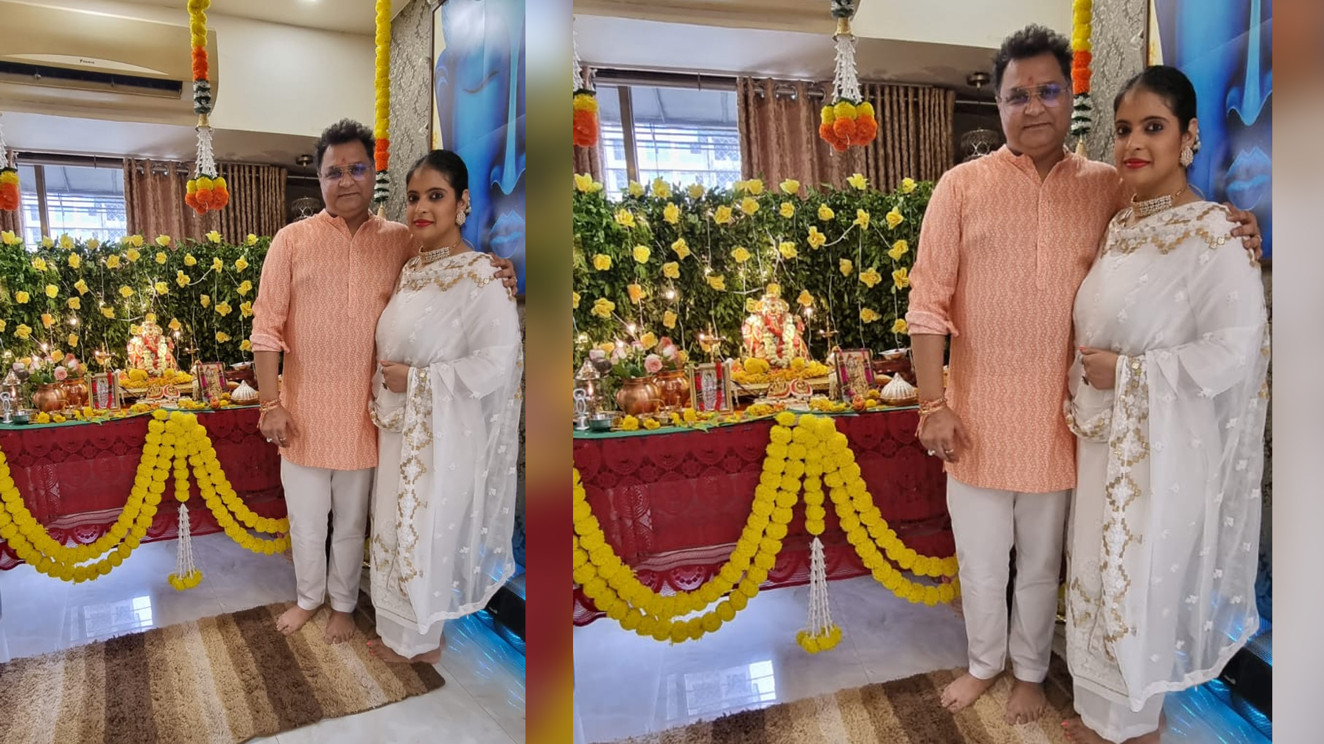 Ashish Shrivastav is keeping a low-key Ganpati celebration 