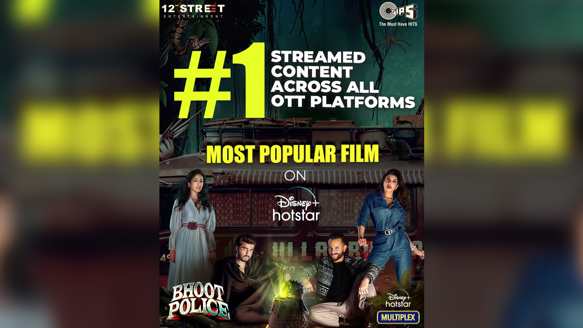 Bhoot Police becomes the most-watched Hindi movie this festive season!