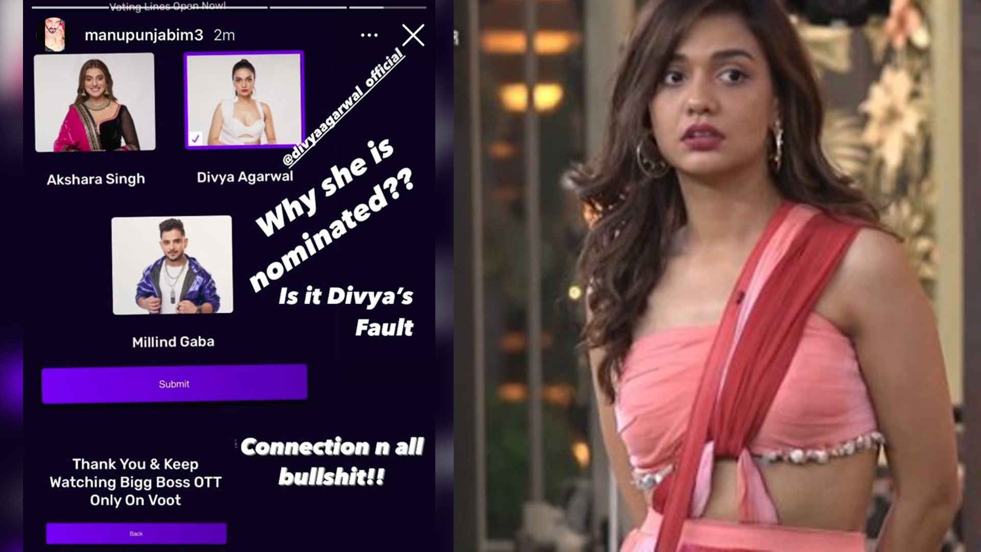 Ranvijay Singha, Nikhil Chinappa, Aly Goni, Manu Panjabi, Suyash and Kishwer Merchant root for Divya Agarwal, urges the fans to vote for her