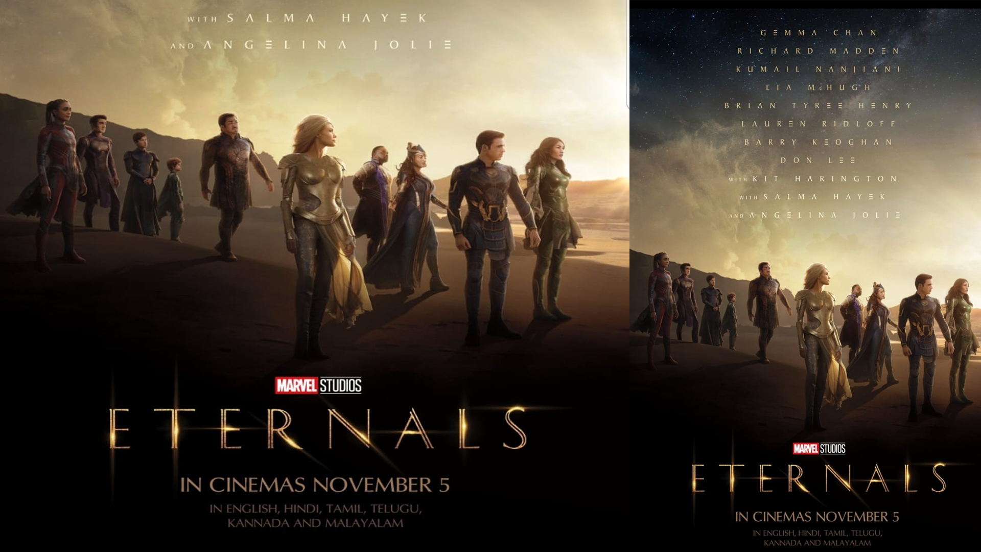 MARVEL STUDIOS’ SUPERHERO EPIC “ETERNALS” TO RELEASE ON DIWALI IN INDIA!