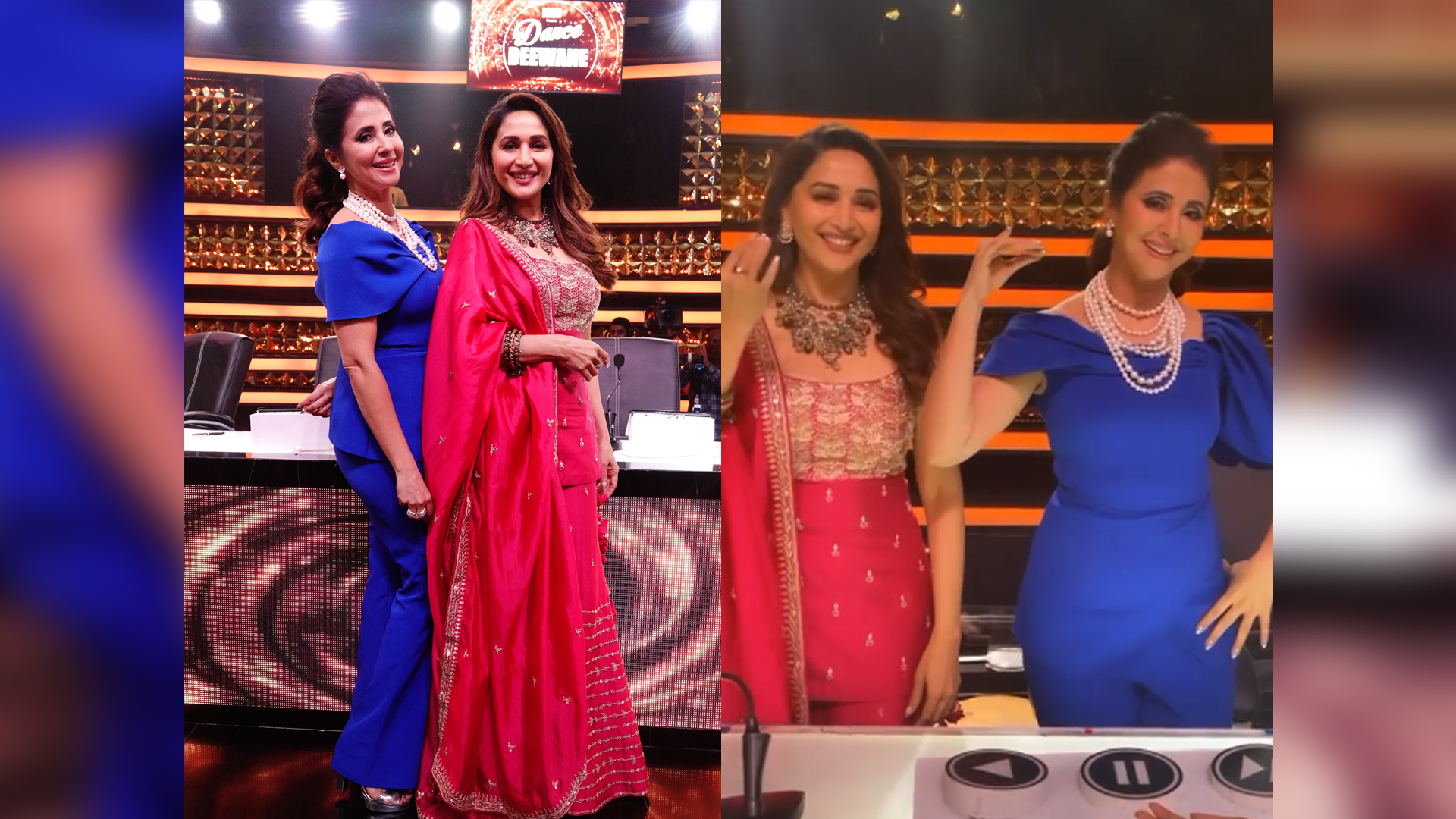 Madhuri Dixit celebrates 30 years of ‘Saajan’ with Urmila Matondkar on COLORS ‘Dance Deewane’