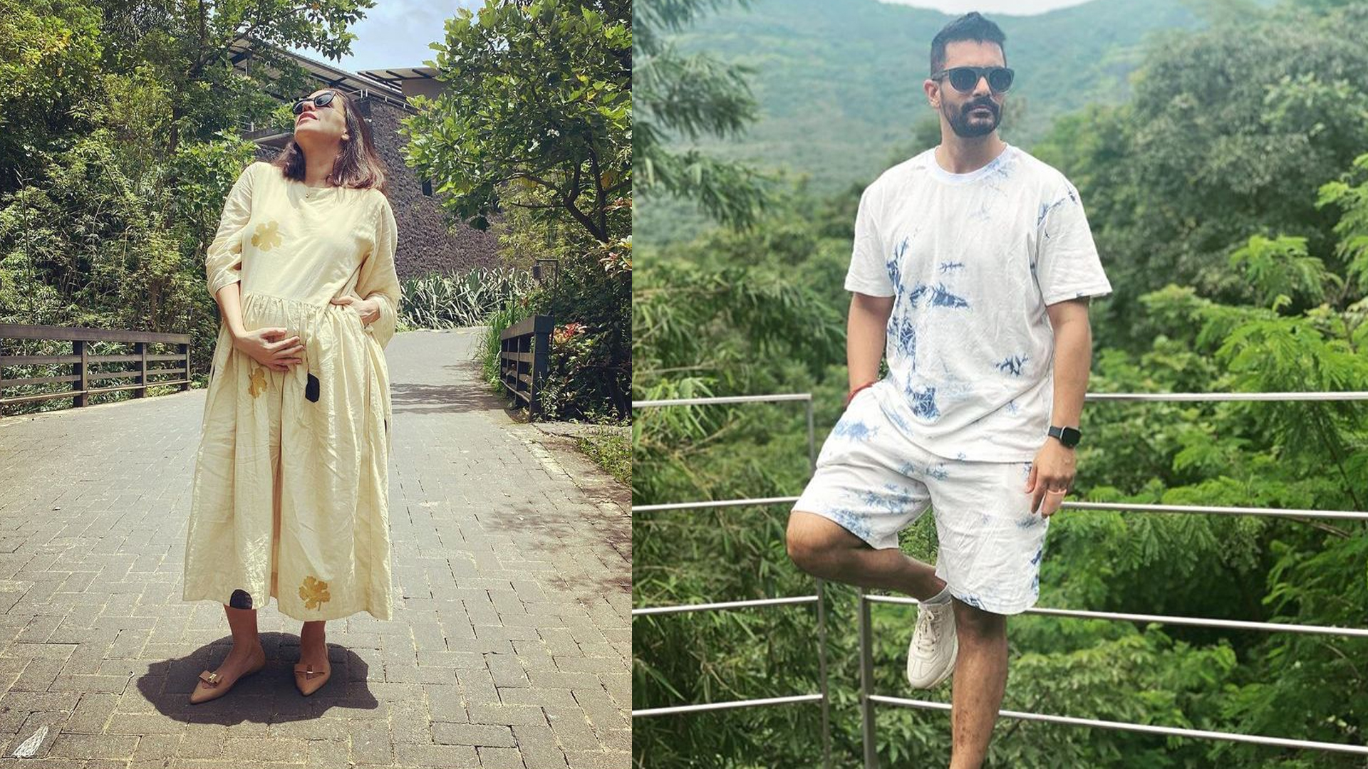 Neha Dhupia celebrates her birthday with husband Angad Bedi and Family at Hilton Shillim Estate Retreat and Spa