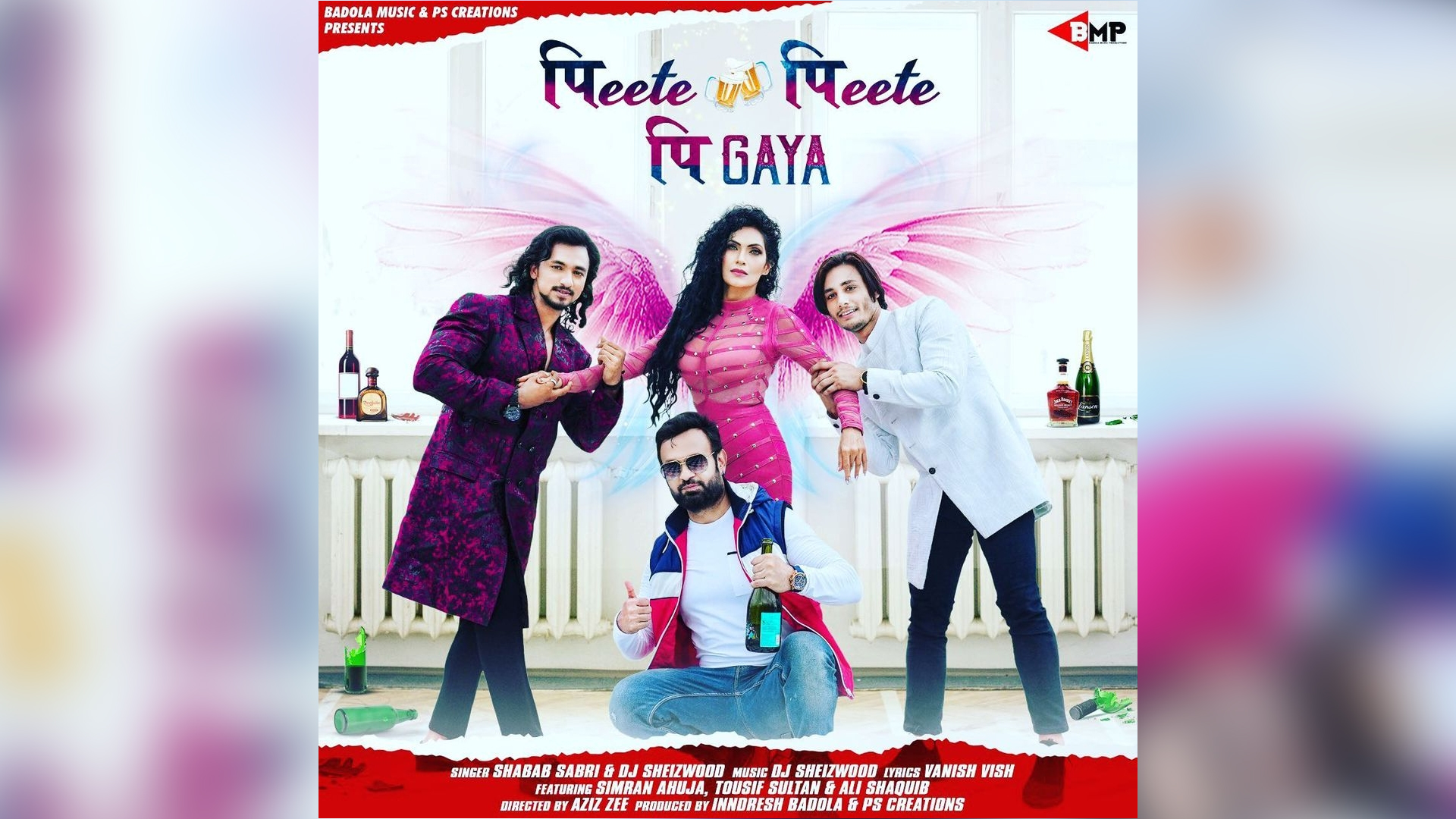 Badola Music and PS Creations presents Song “Peete Peete Pi Gaya”, sung by Shabab Sabri and Dj Sheizwood and composed by DJ Sheizwood ,The song is dedicated to Late actor Sidharth Shukla reminiscing and celebrating his life