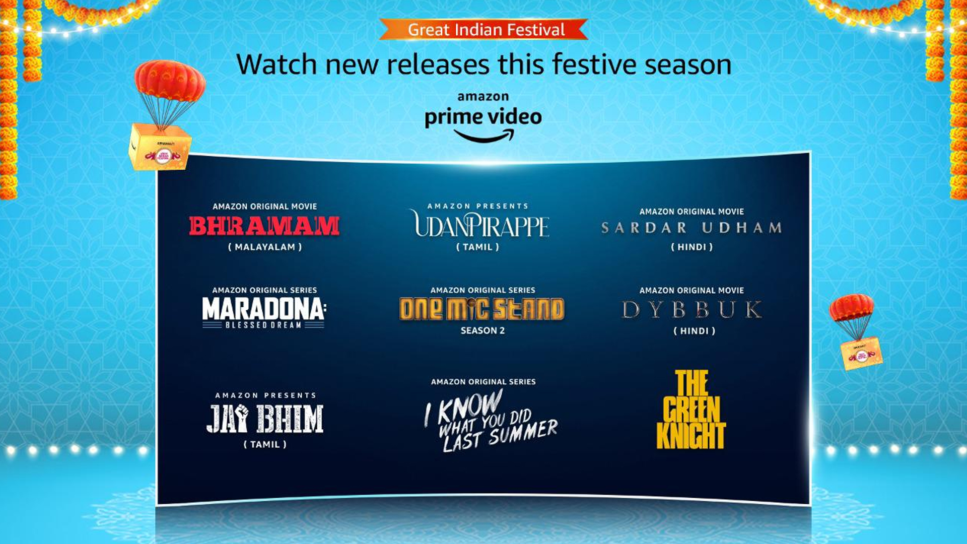 Amazon Prime Video unveils the 2021 Festive Line-up; brings a heady mix of Indian and International titles on the service