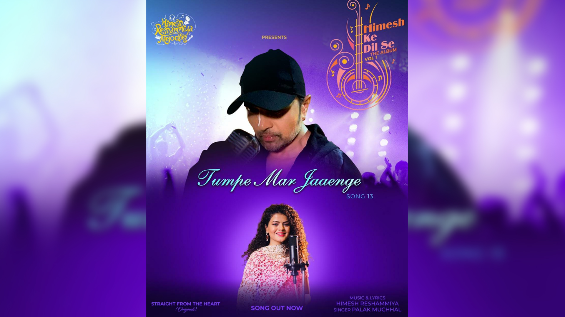 After back to back 19 blockbuster hit songs which have garnered more than 650 million views and more than 225 million audio streams Himesh launches his 20th track titled  Tumpe Mar Jaaenge with his protege Palak Muchhal from the blockbuster hit album Himesh Ke Dil Se