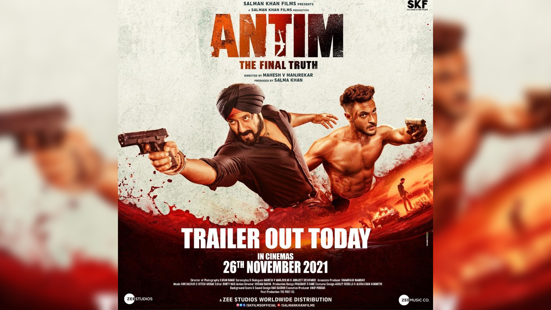 With a loud welcome and fierce fanfare, trailer of ‘Antim: The Final Truth’ lands amongst the eagerly awaiting audience