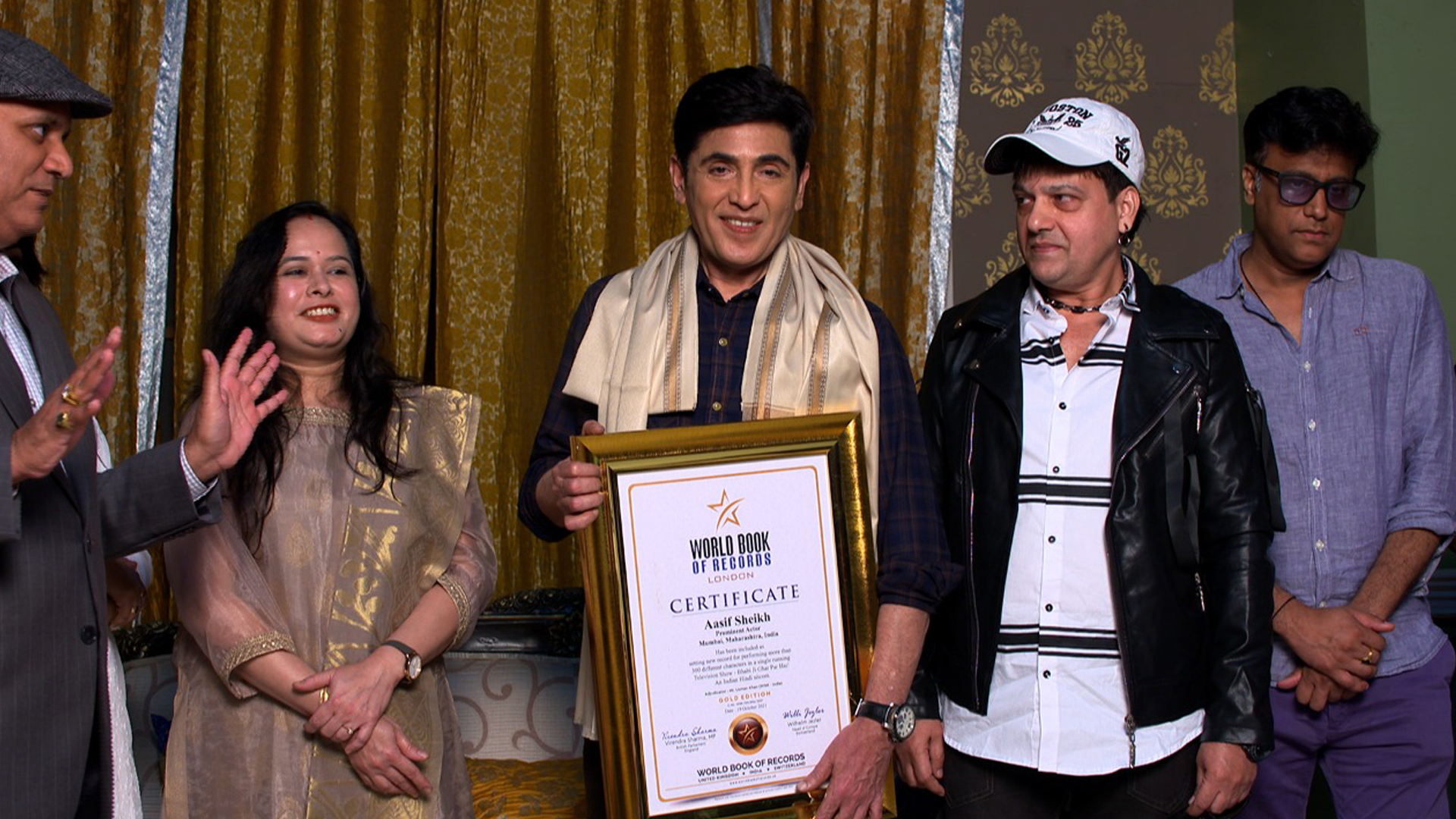 Bhabiji Ghar Par Hai’s Aasif Sheikh honoured with the World Book of Records