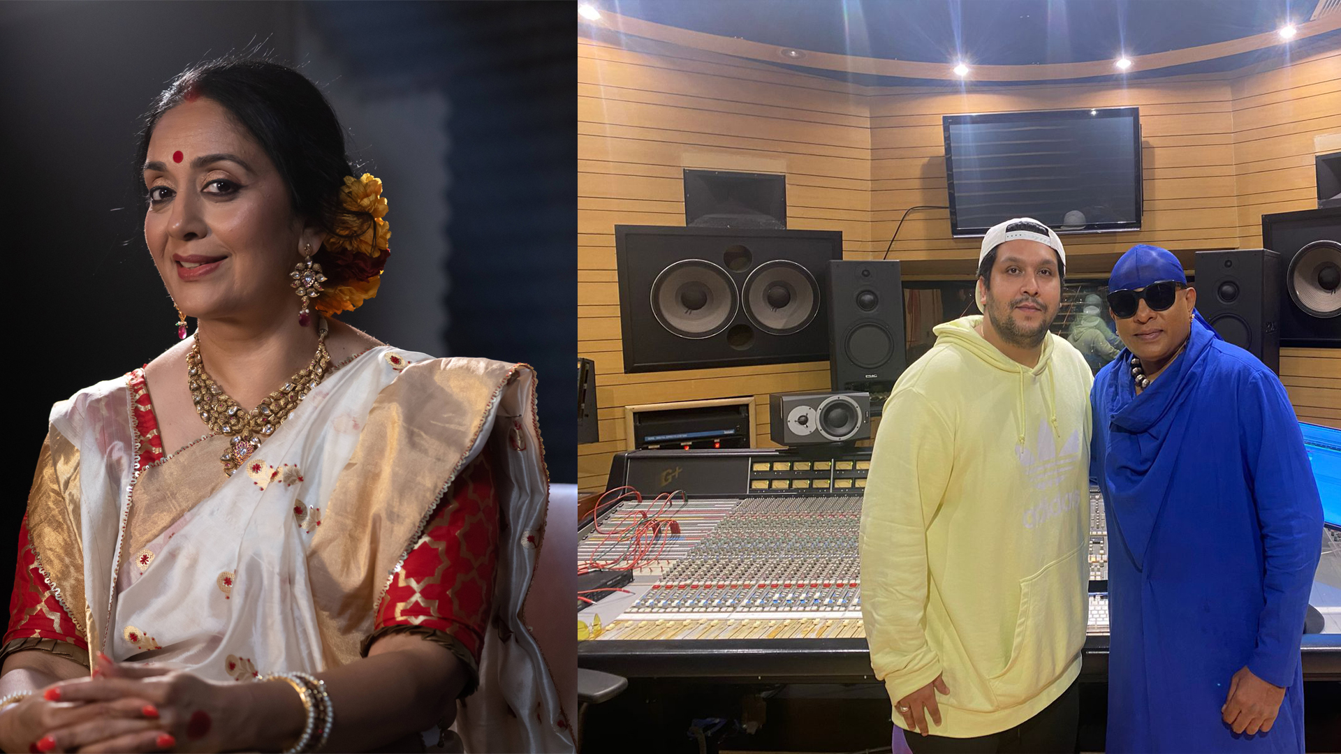 Singer Anuradha Palakurthi collaborates with Bappa B Lahiri and Mika Singh for song ”Durga Maa Elo Re”