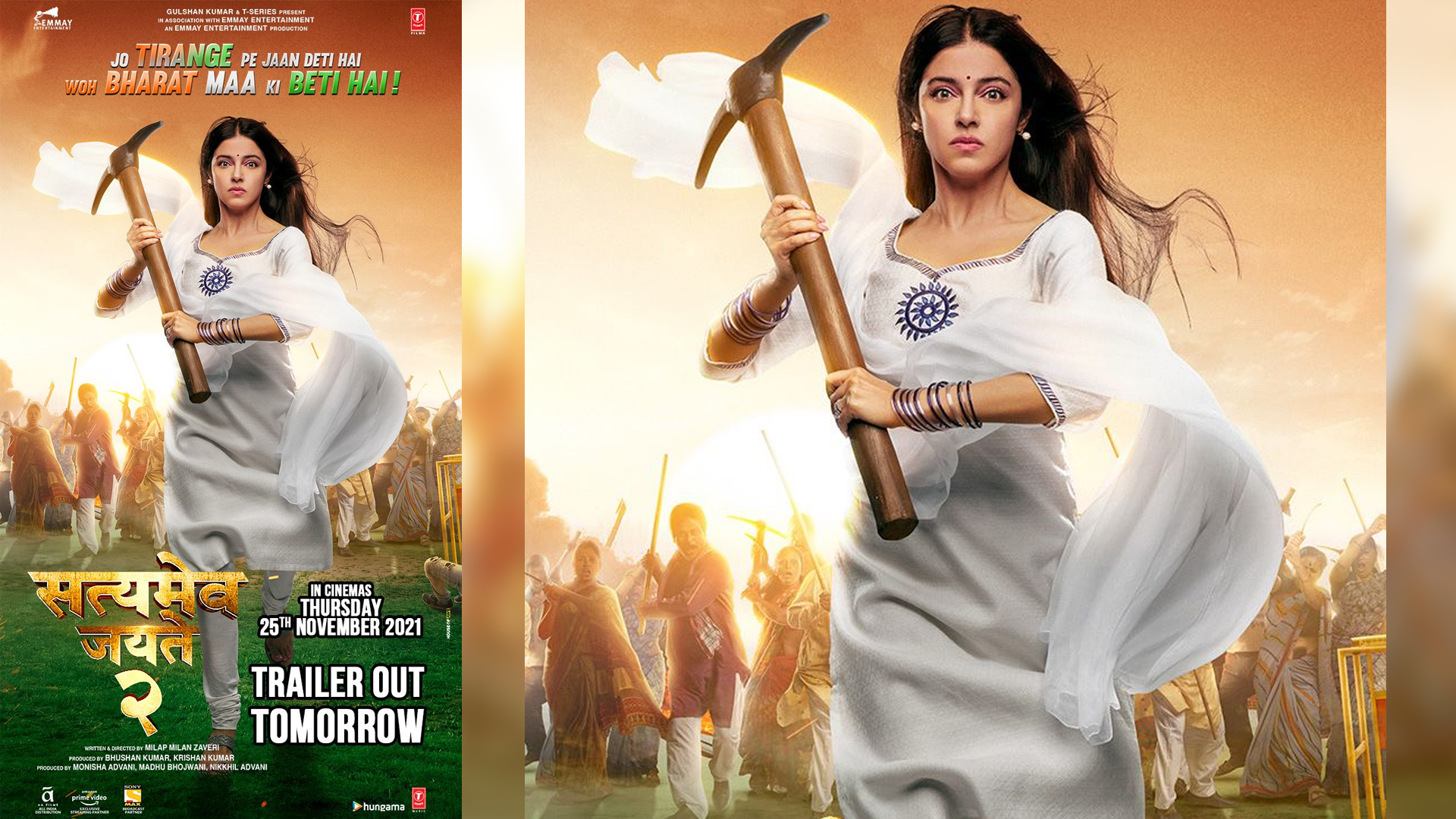 Divya Khosla Kumar brings alive the empowered woman in the trailer of Satyameva Jayate 2. Packs a powerful performance!