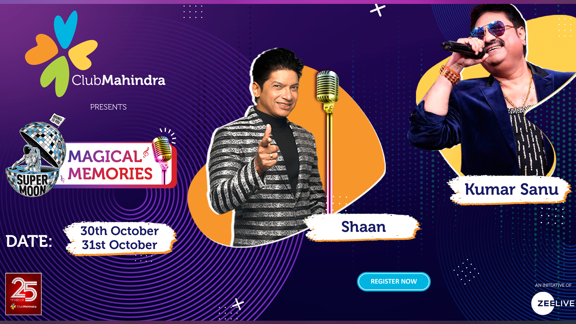 Kumar Sanu and Shaan all set to regale audiences at ‘Club Mahindra presents Supermoon Magical Memories’