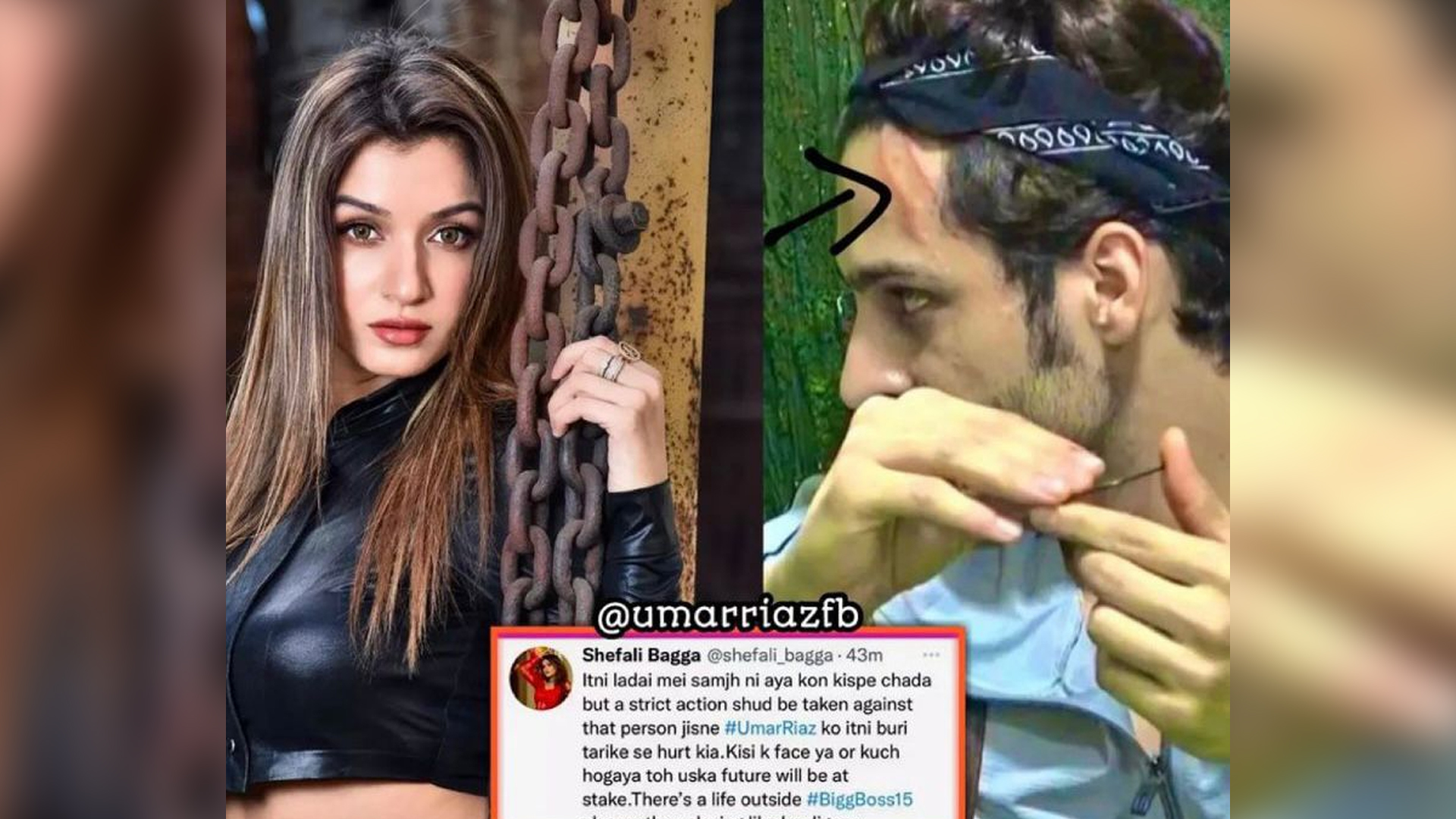 Twitterati slams Simba Nagpal for passing uncouth remarks. Ex Bigg Boss contestants support Umar Riaz on getting injured, trends Task Master Umar Riaz