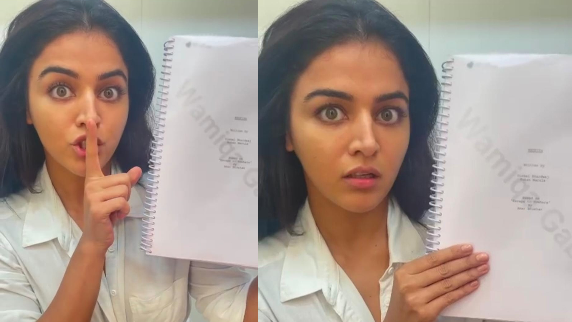 Wamiqa Gabbi begins shooting for Vishal Bhardwaj’s Khufiya in the Capital – shares this fun video on her social media