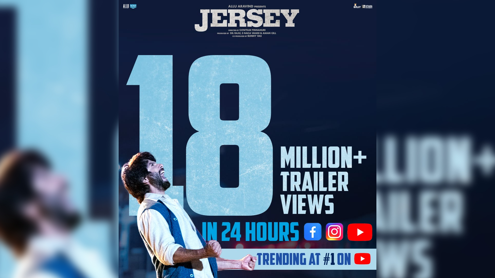 Shahid Kapoor hails Jersey as his best film yet; the trailer mints more than 18 million views in a day