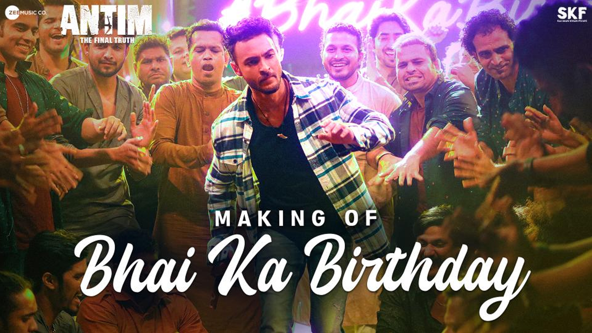 Team Antim applauds Aayush Sharma for his dance moves in Bhai Ka Birthday, watch BTS