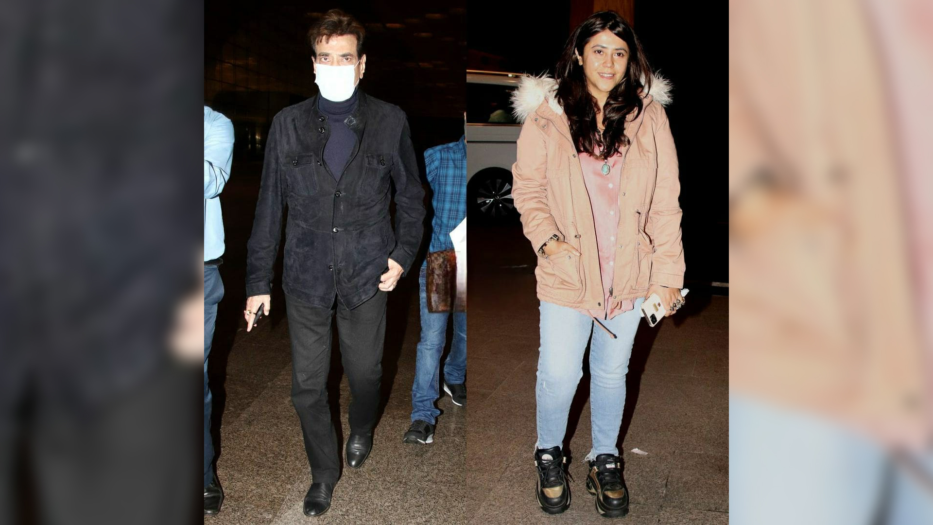 Ekta Kapoor to receive the Fourth Highest Civilian Award for her excellence in the field of Performing Arts, jets off to Delhi with dad Jeetendra for the ceremony!