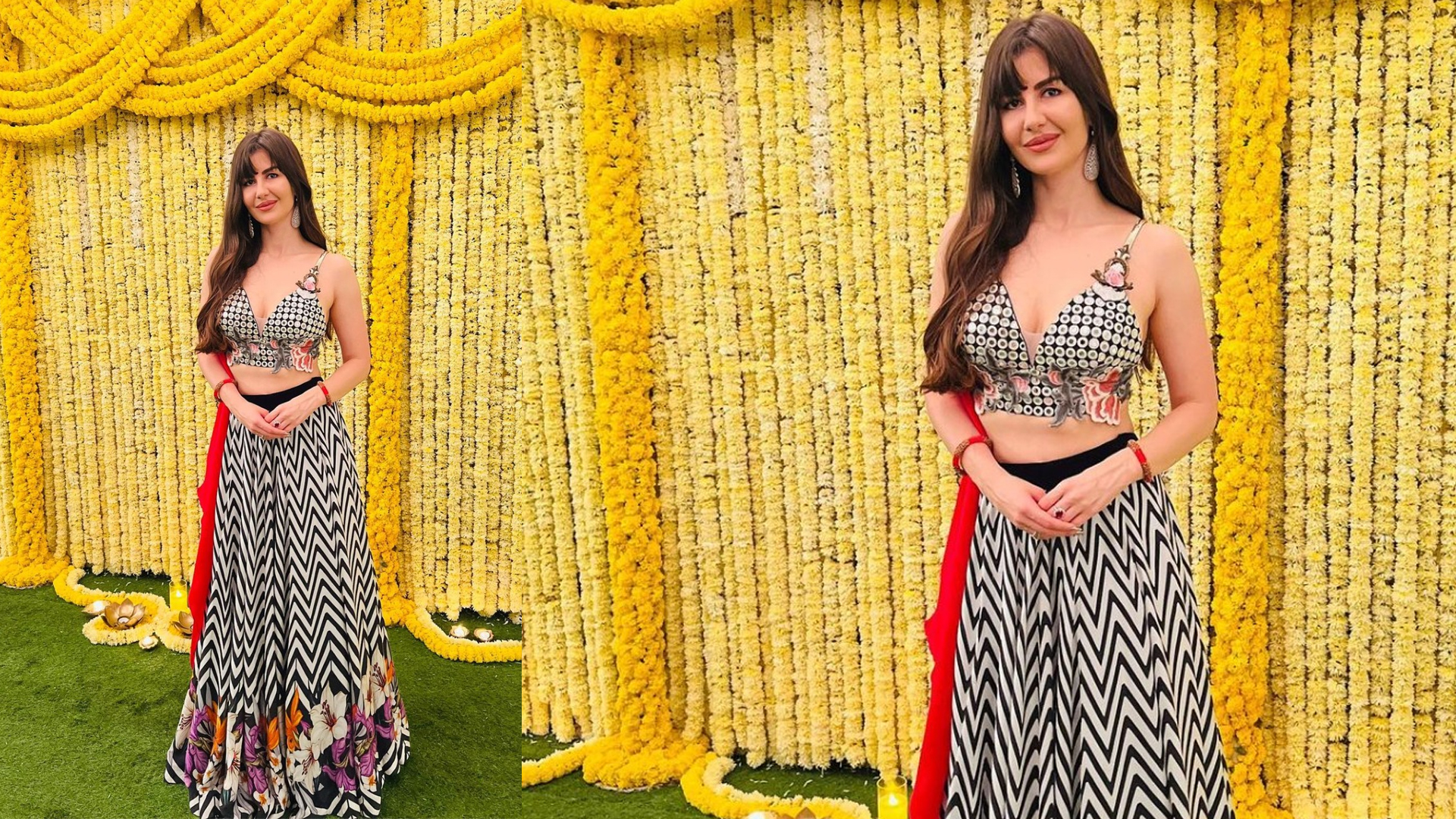 Actress Giorgia Andriani Sets The Gram Ablaze As She Drops Stunning Pictures From The Diwali Celebrations