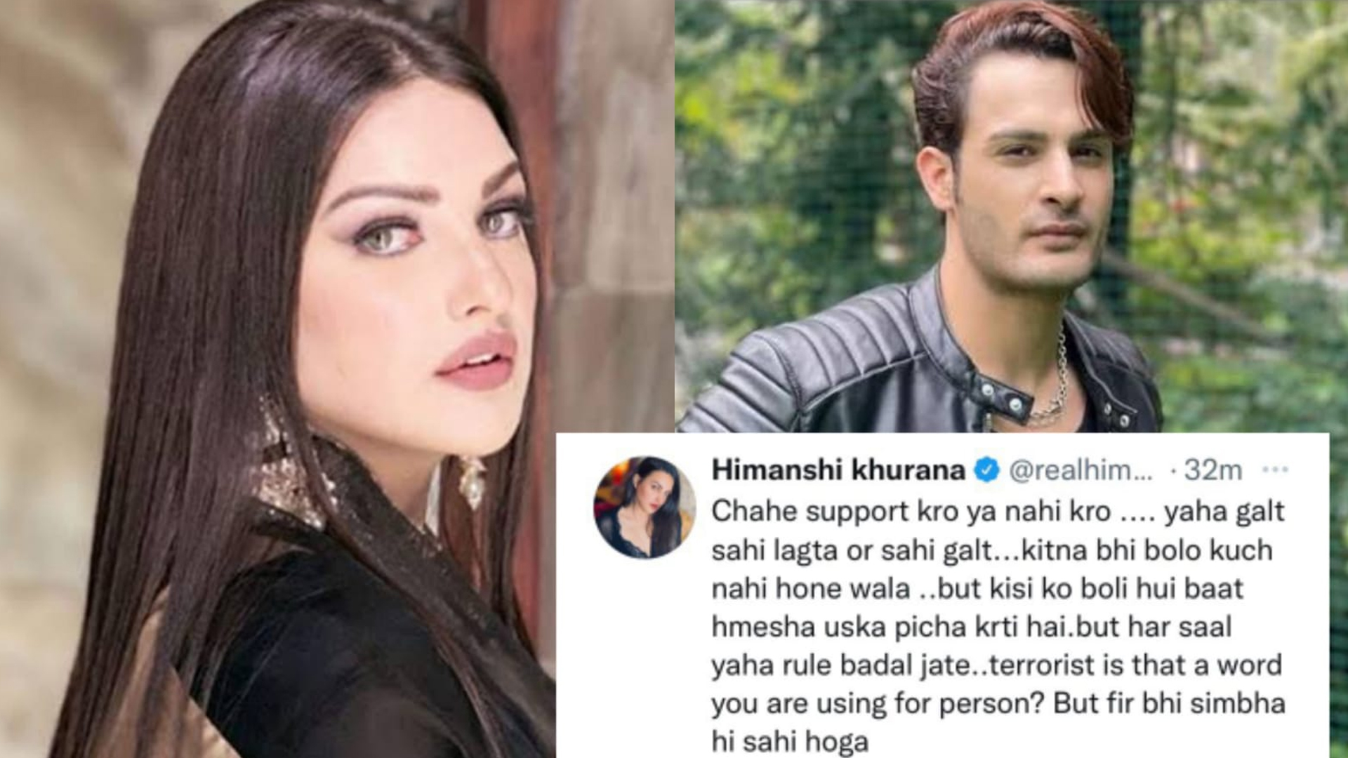 Asim Riaz and Himanshi Khurana come out in support of violence and Islamophobic remarks passed against Umar Riaz in Bigg Boss 15. Here’s what they tweeted