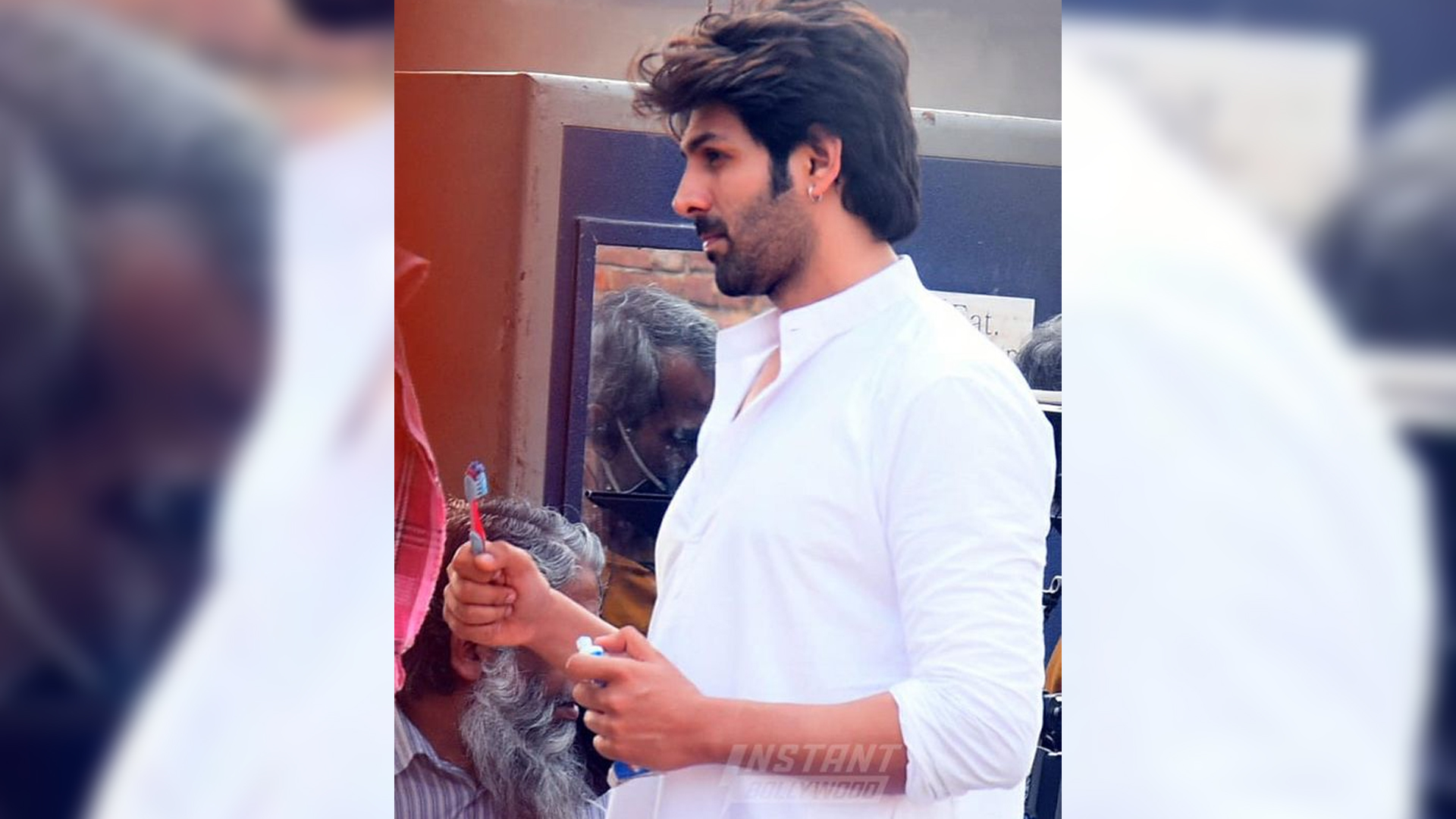 Kartik Aaryan’s look from Shehzada is nothing like you expected, actor looks dapper rocking a earring!