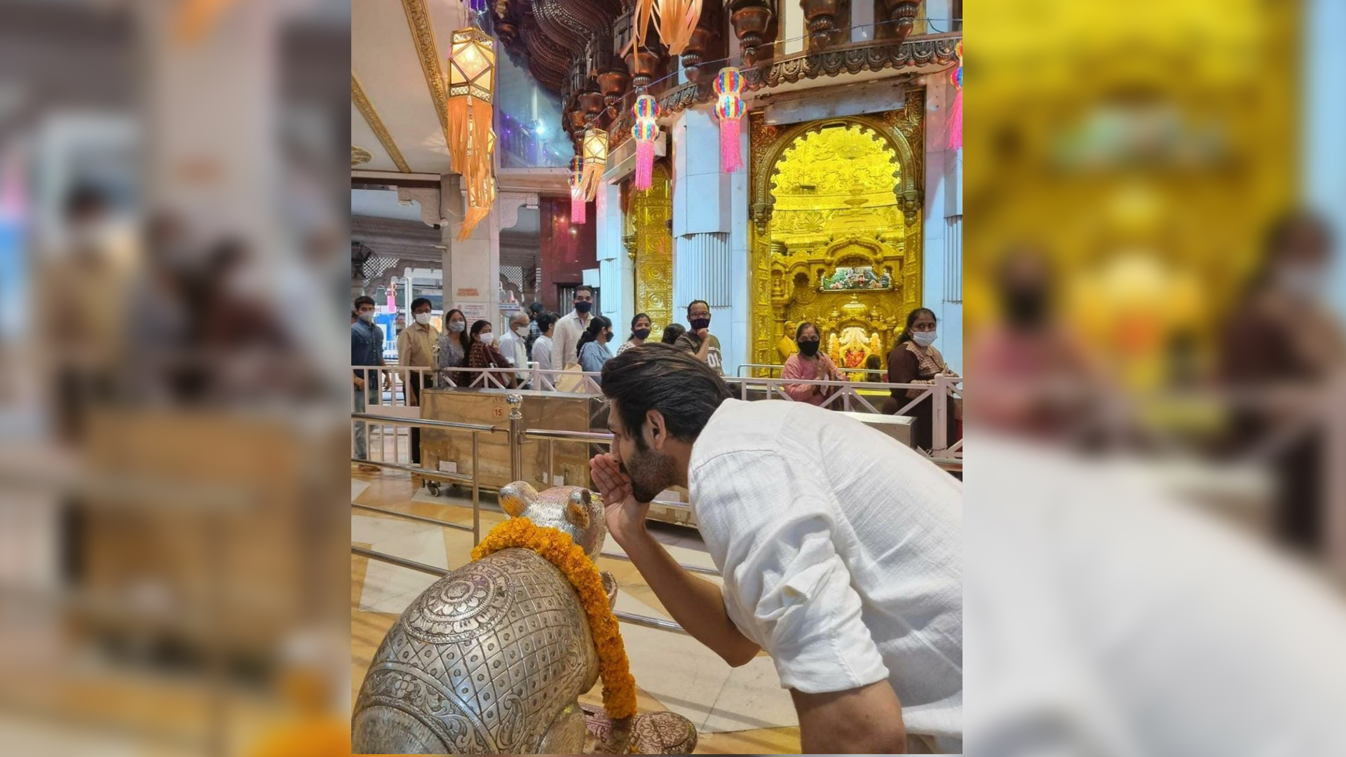 Kartik Aaryan on the amazing early reviews for ‘Dhamaka’: Feeling blessed, Actor goes to Siddhivinayak Temple to express gratitude!