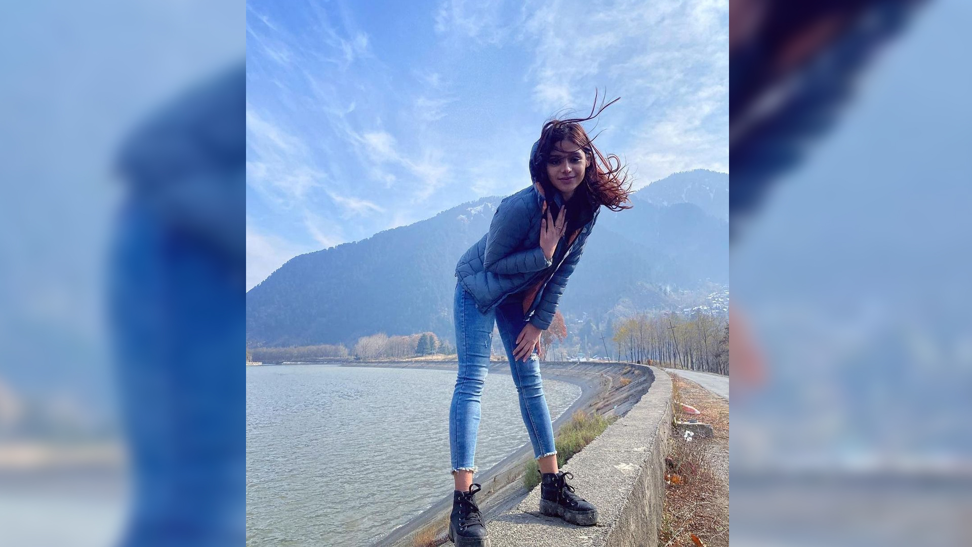 Pranati Rai Prakash seems to be having a good day as she posts a flash serenity of the mountains.