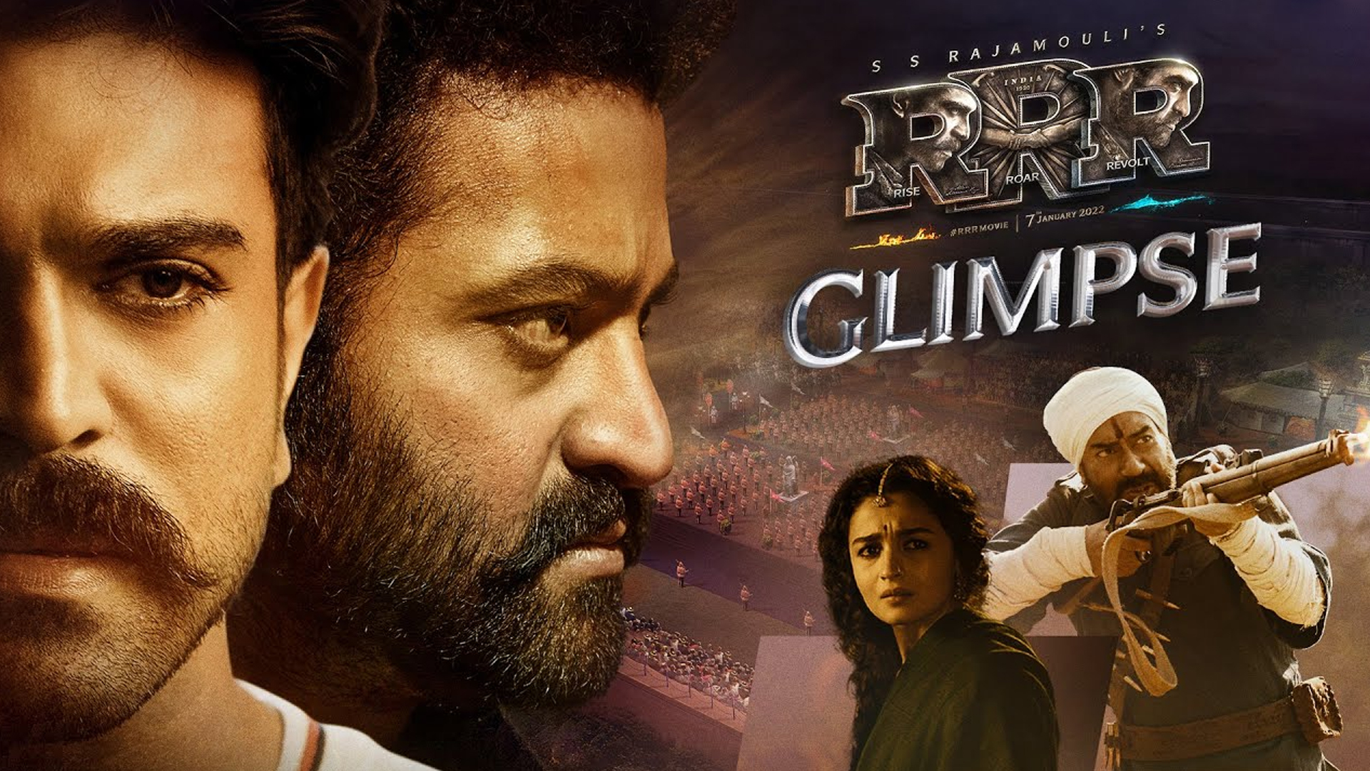 Here’s a glimpse of the biggest actors of our country as SS Rajamouli’s RRR is all set to be next year’s first and biggest blockbuster offering, bigger than Baahubali!