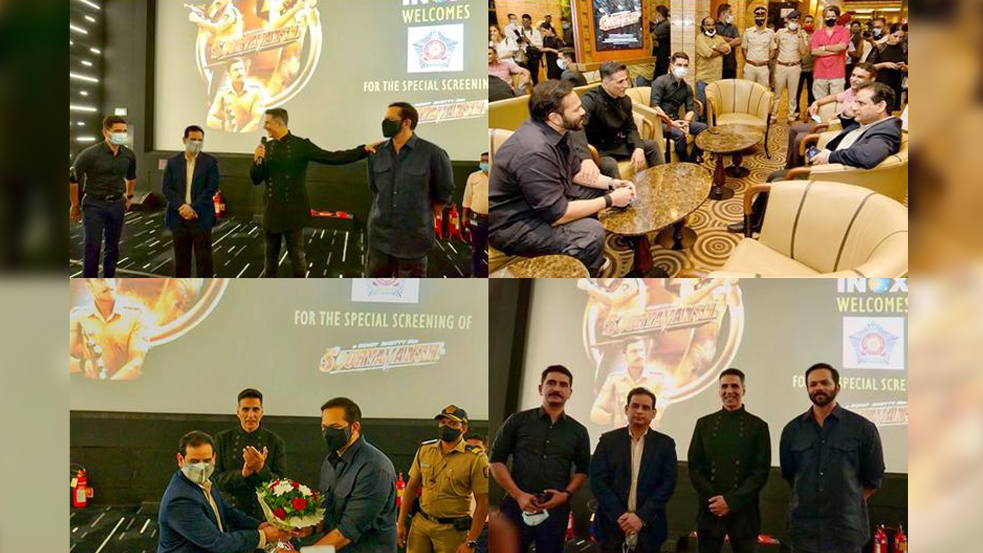 Team Sooryavanshi hosted a special screening for Mumbai Police