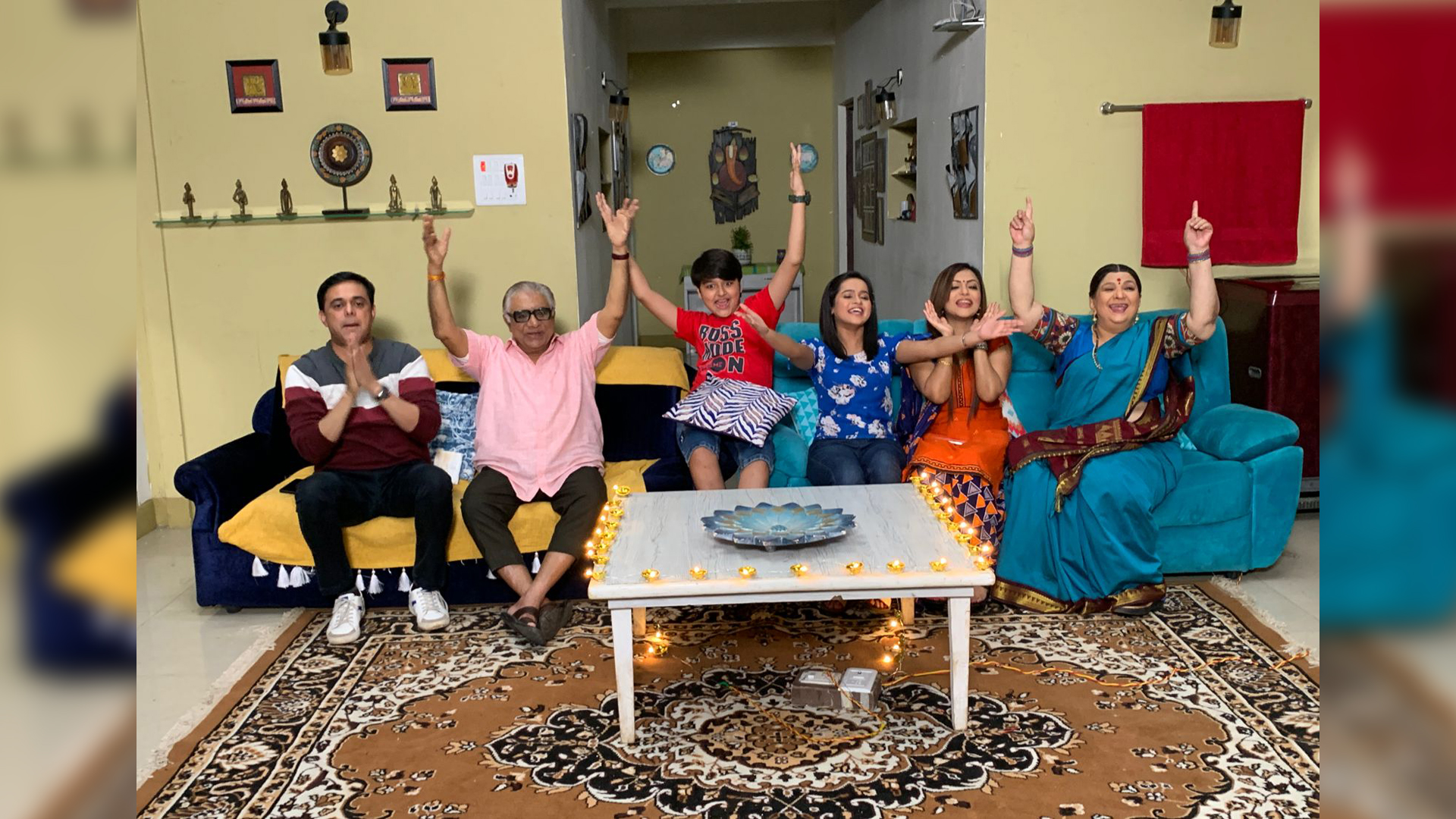 ‘Wagle Parivaar’ kicks off Diwali celebrations on the sets of Sony SAB’s Wagle Ki Duniya – Nayi Peedhi Naye Kissey