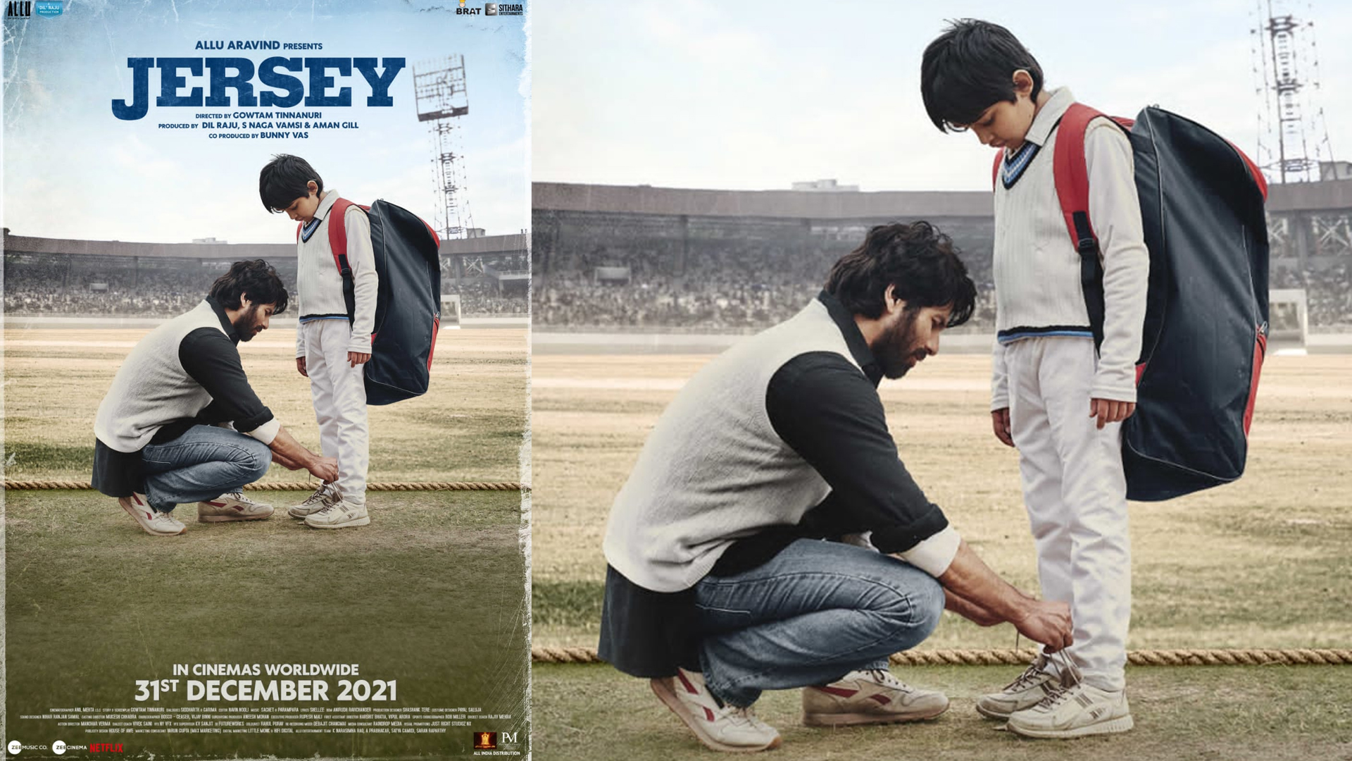 New Shahid-starrer Jersey poster will steal your hearts and make you go awww; the countdown has begun, 30 days to Jersey!