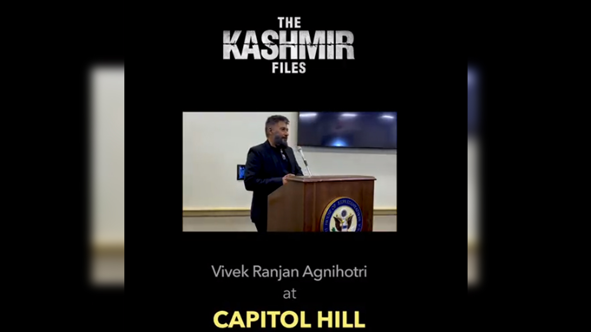 After Vir Das, Vivek Ranjan Agnihotri delivers an impactful speech in the USA – watch video!