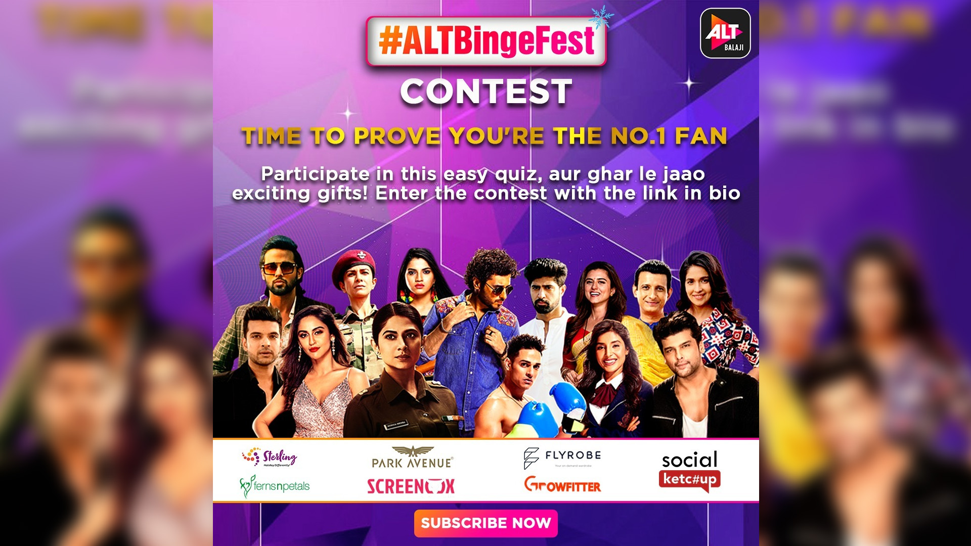 ALTBalaji announces the biggest fan contest of the year- #ALTBingeFest contest!