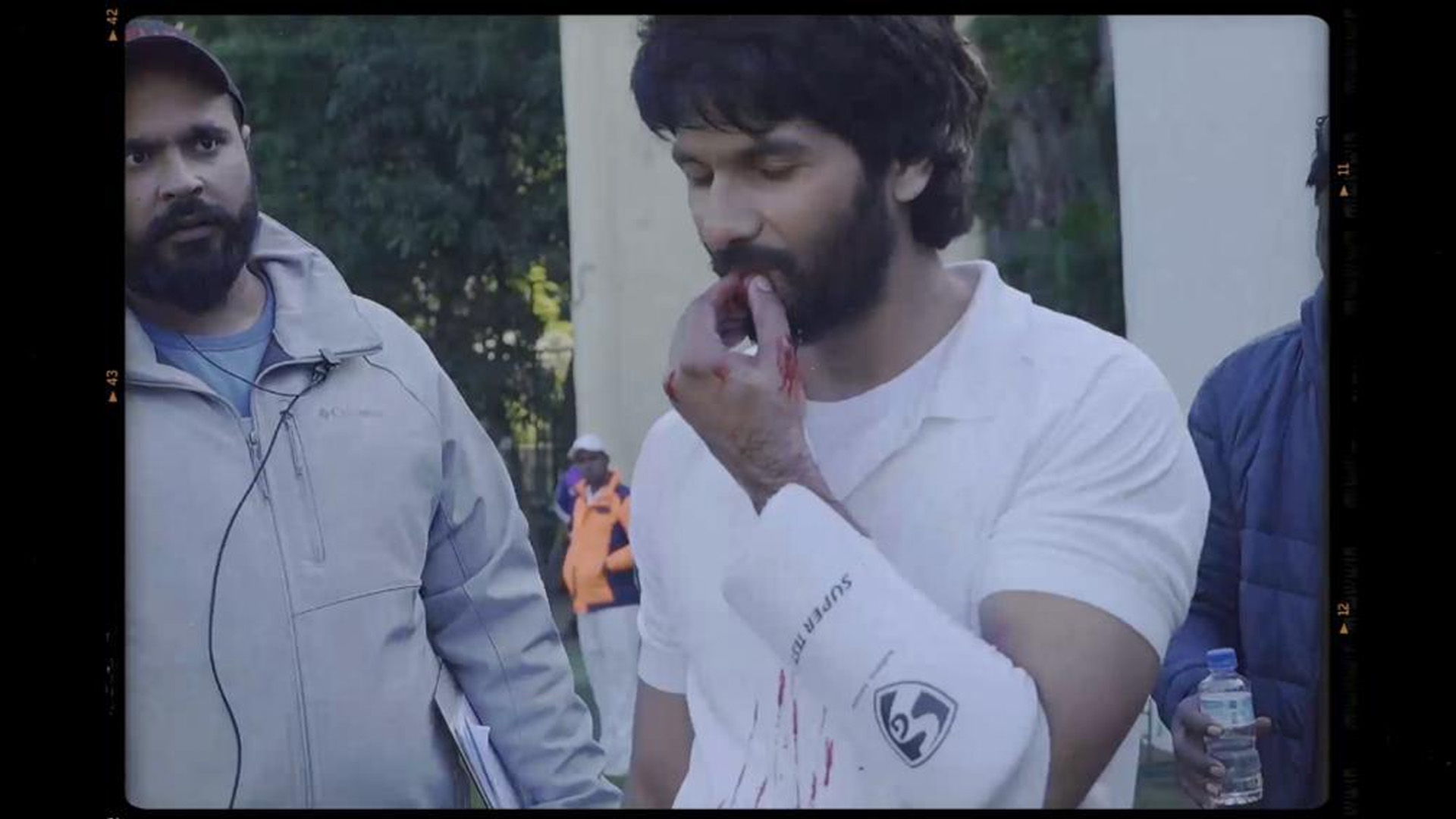 Perfectionist Shahid gives his blood and sweat to Jersey… literally!