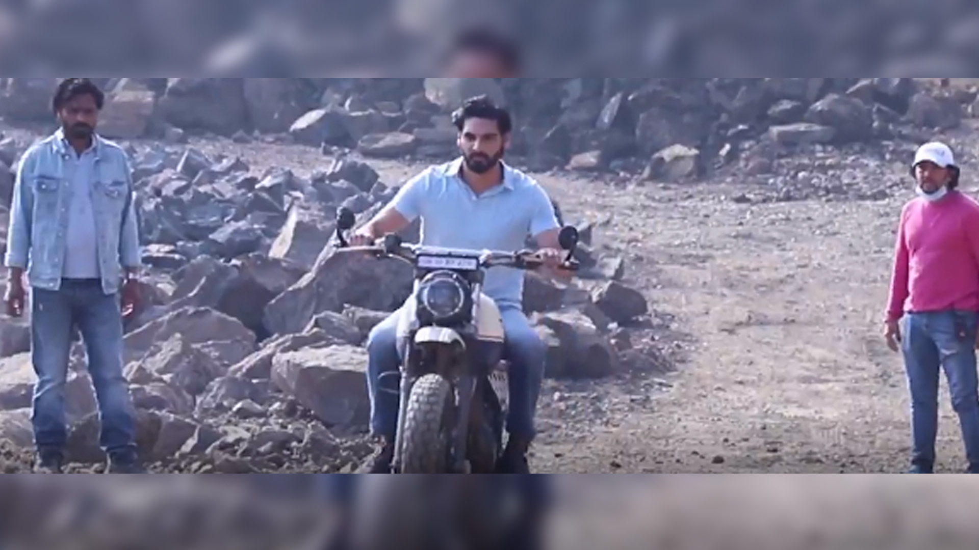 ‘Tadap’ bike making video: Watch Ahan Shetty practice deadly bike stunts for his debut film!