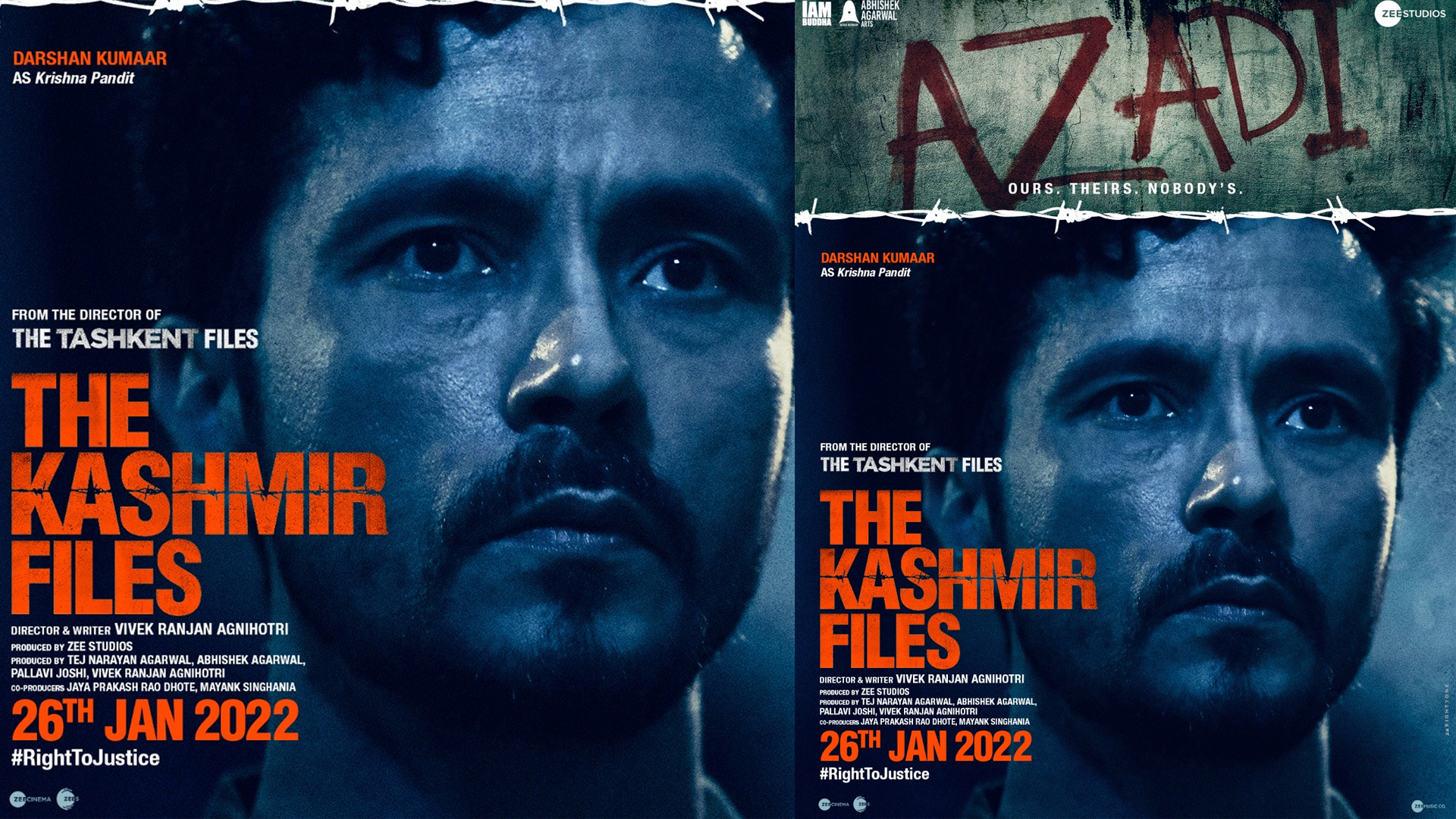 ‘The Kashmir Files’: Introducing Darshan Kumaar as Krishna Pandit in the motion poster of the exodus drama!