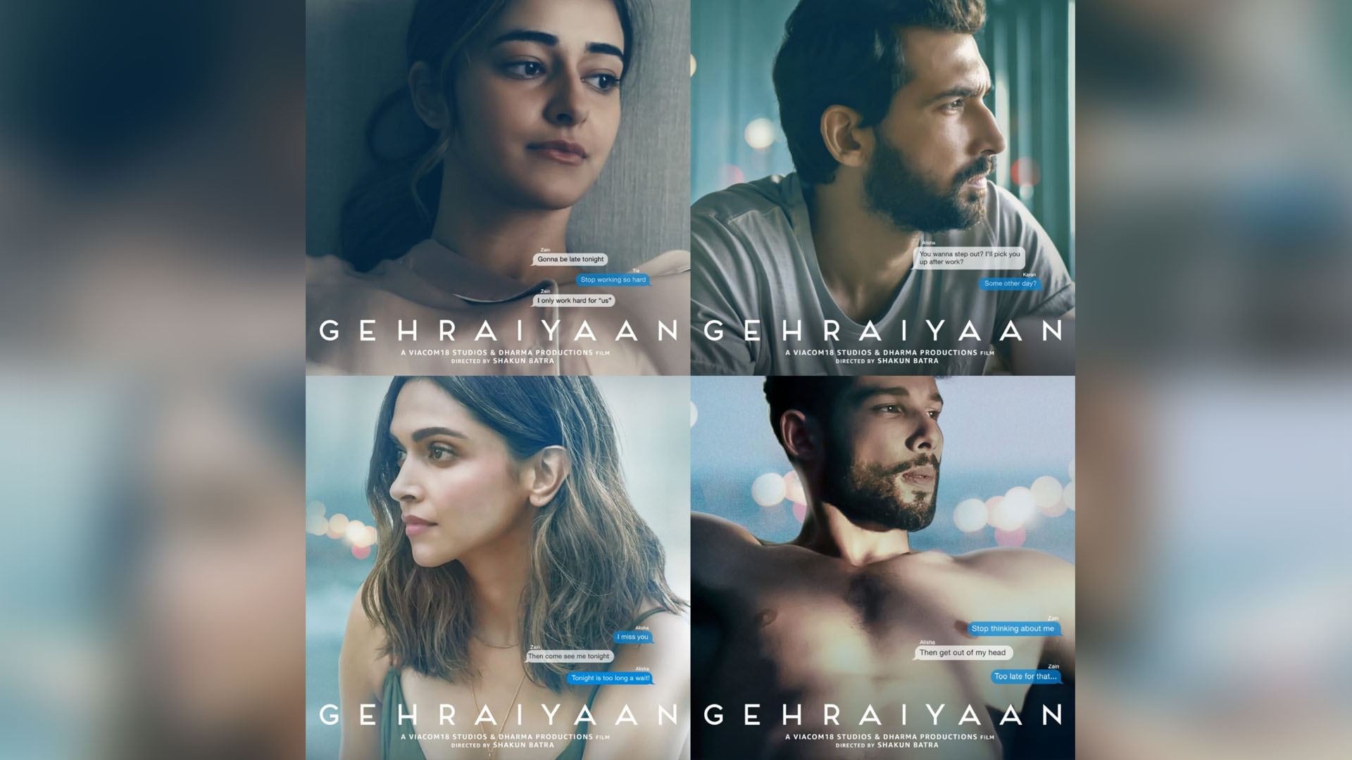 Gehraiyaan Posters OUT: Netizens hail Deepika Padukone and Siddhant Chaturvedi’s sizzling chemistry!