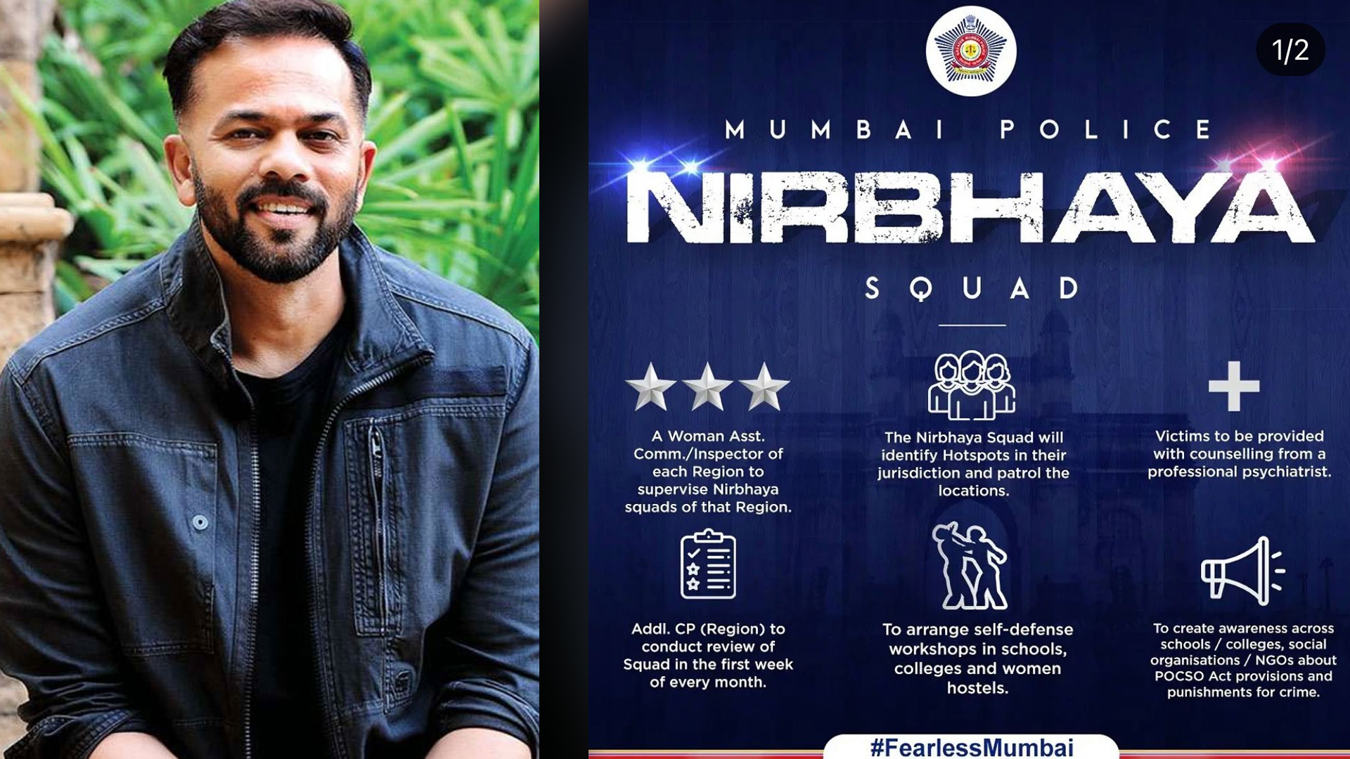 Rohit Shetty curates an informative video for Mumbai Police’s special division- ‘Nirbhaya Squad’