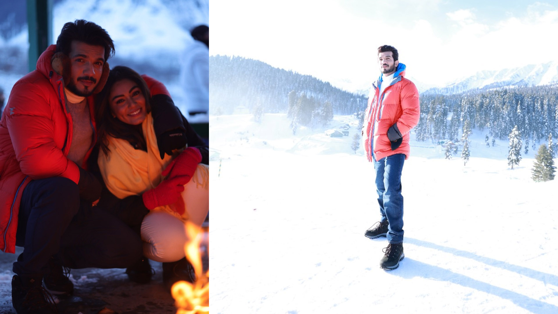 What’s brewing? Arjun Bijlani and Sana Makbul spotted in Kashmir