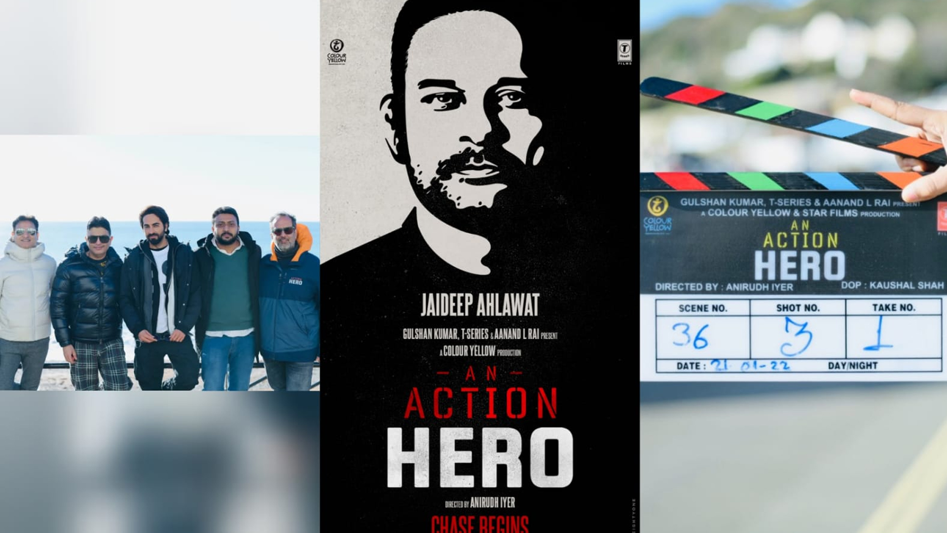 T-Series and Colour Yellow’s An Action Hero jumps into action; kicks off shoot in London!