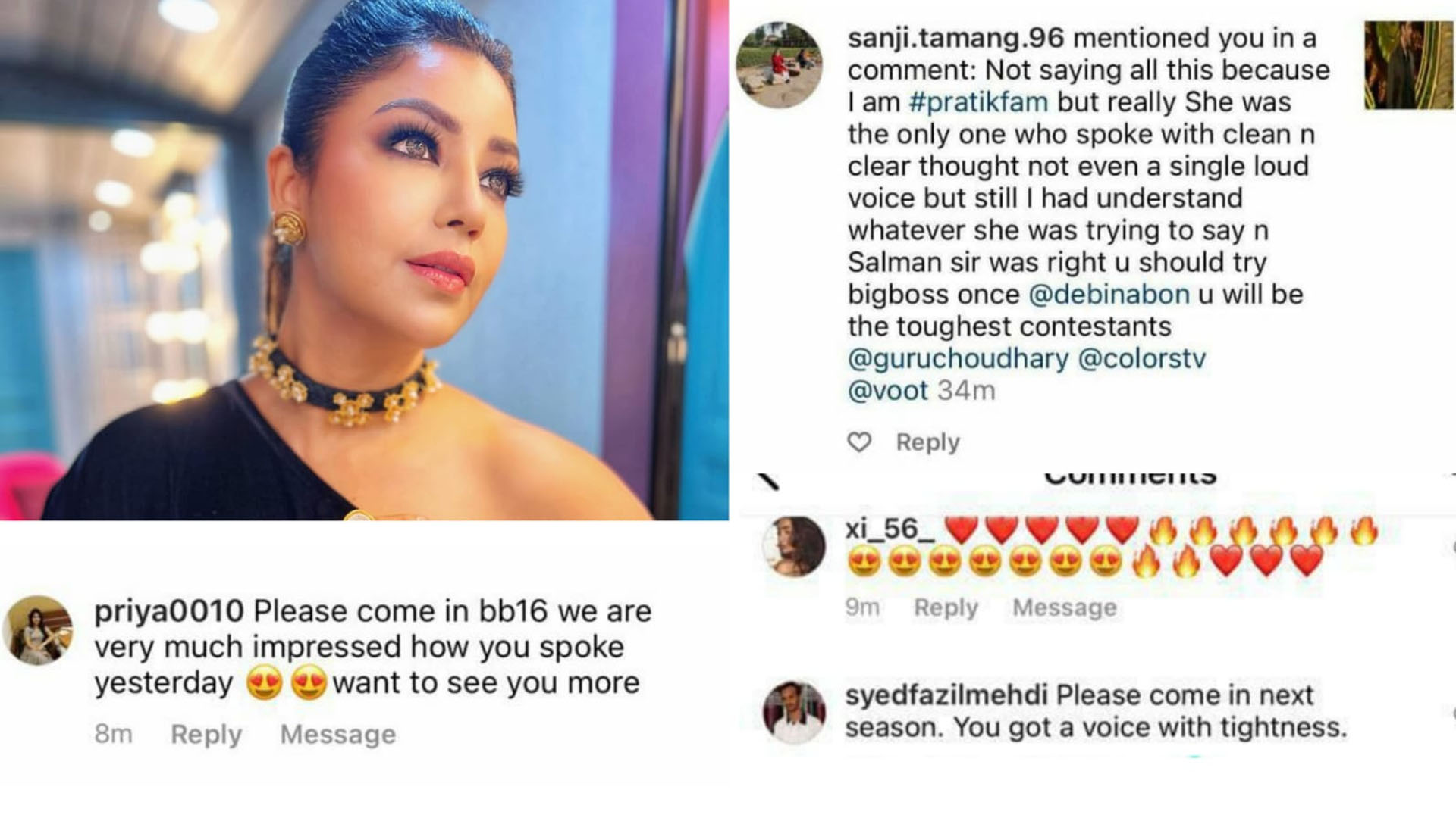 Debina Bonnerjee’s passionate stance on Bigg Boss 15 has gone viral on the internet.