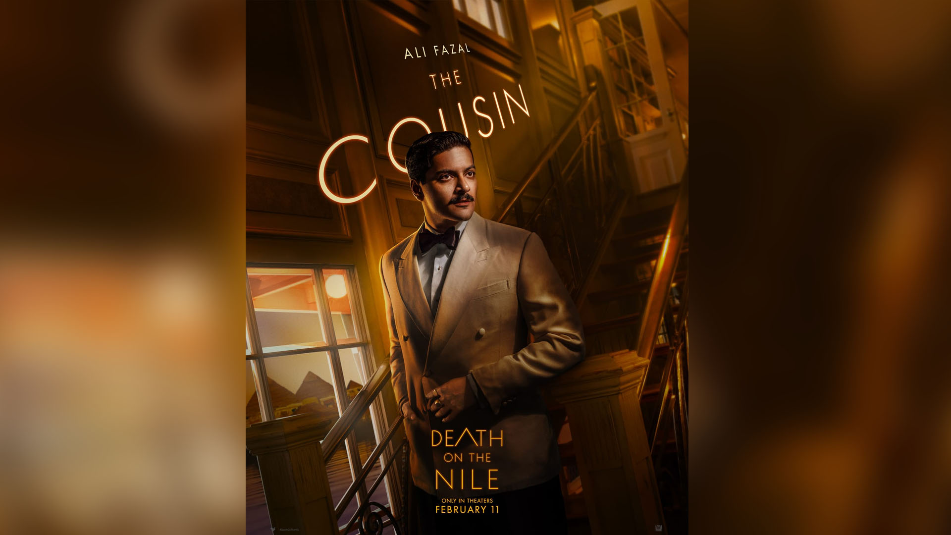 Ali Fazal’s character poster revealed from the Kenneth Branagh’s crime thriller Death on the Nile