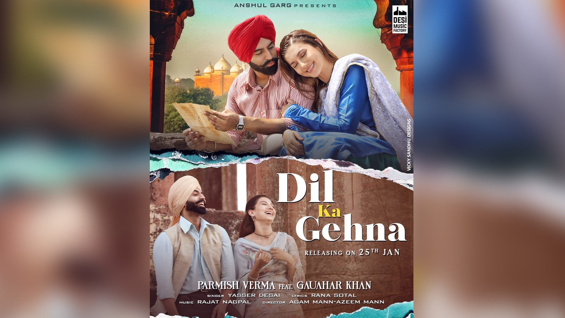 Parmish Verma and Gauahar Khan’s Dil Ka Gehna brings love beyond boundaries! Song out now