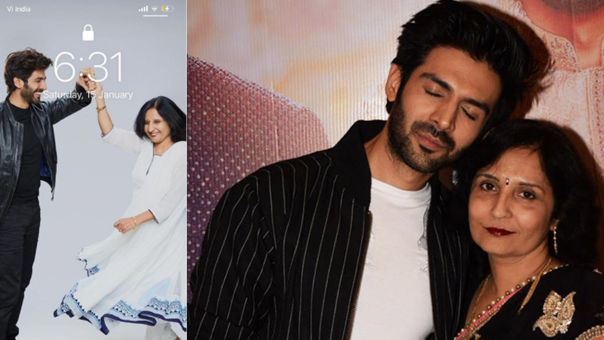 Kartik Aaryan shares an adorable post on his mother’s birthday, calls her ‘my Wallpaper for life’