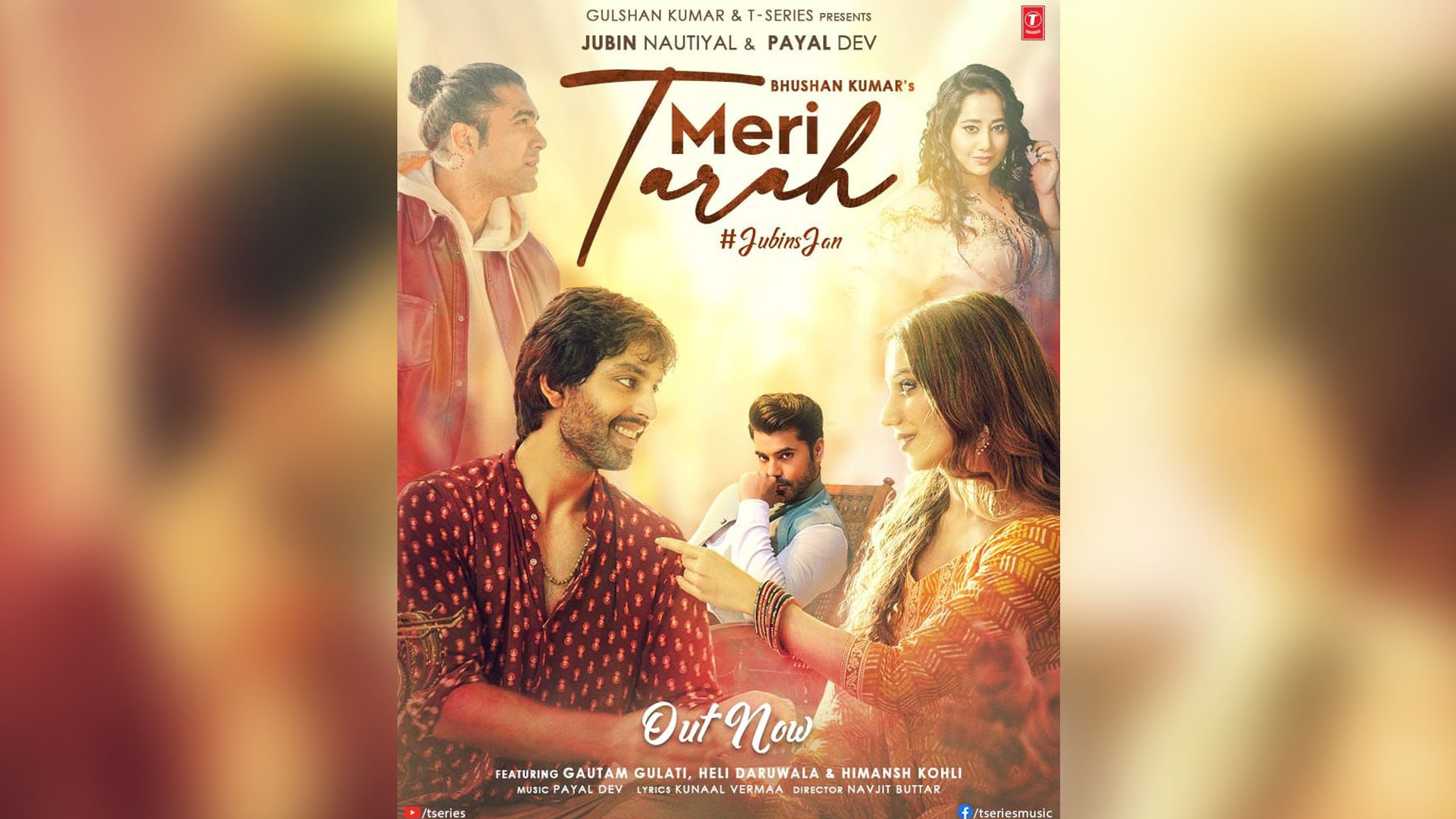 Bhushan Kumar’s T-Series’ Meri Tarah sung by Jubin Nautiyal and Payal Dev Featuring Himansh Kohli, Gautam Gulati, Heli Daruwala, is OUT NOW !