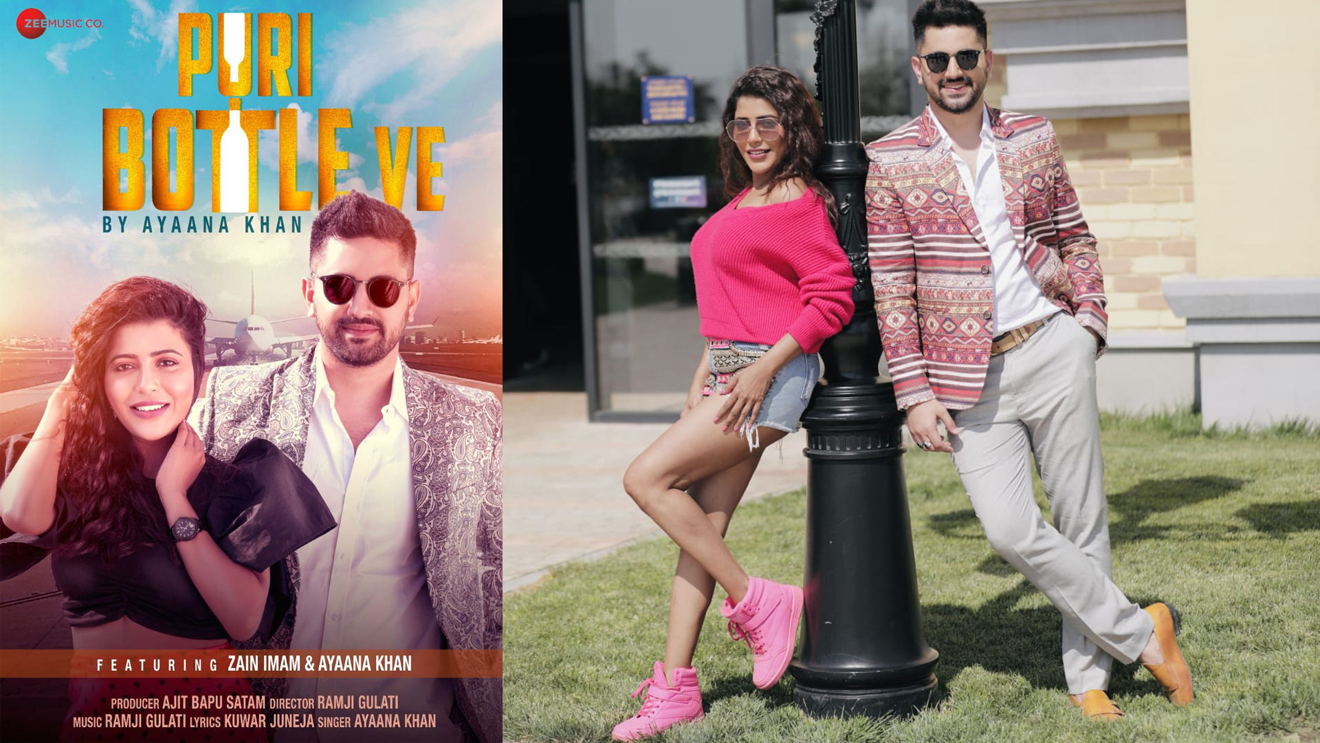 The wait is over! Singer Ayaana Khan’ new music single ‘Puri Bottle Ve’ featuring Zain Imam is out now