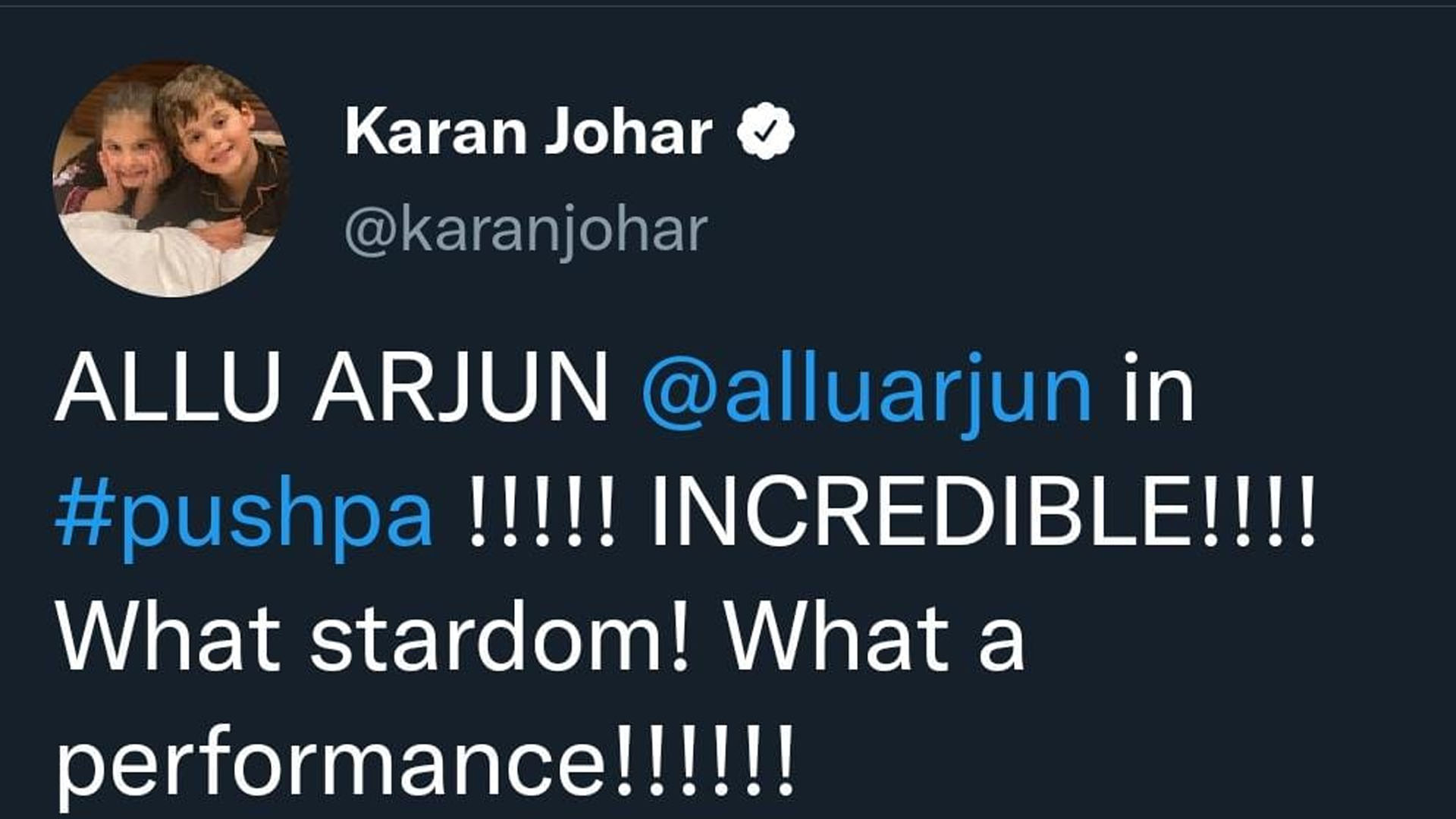 From Karan Johar to Janhvi Kapoor: Bollywood celebs can’t stop raving about the Allu Arjun’s Pushpa, streaming on Amazon Prime Video