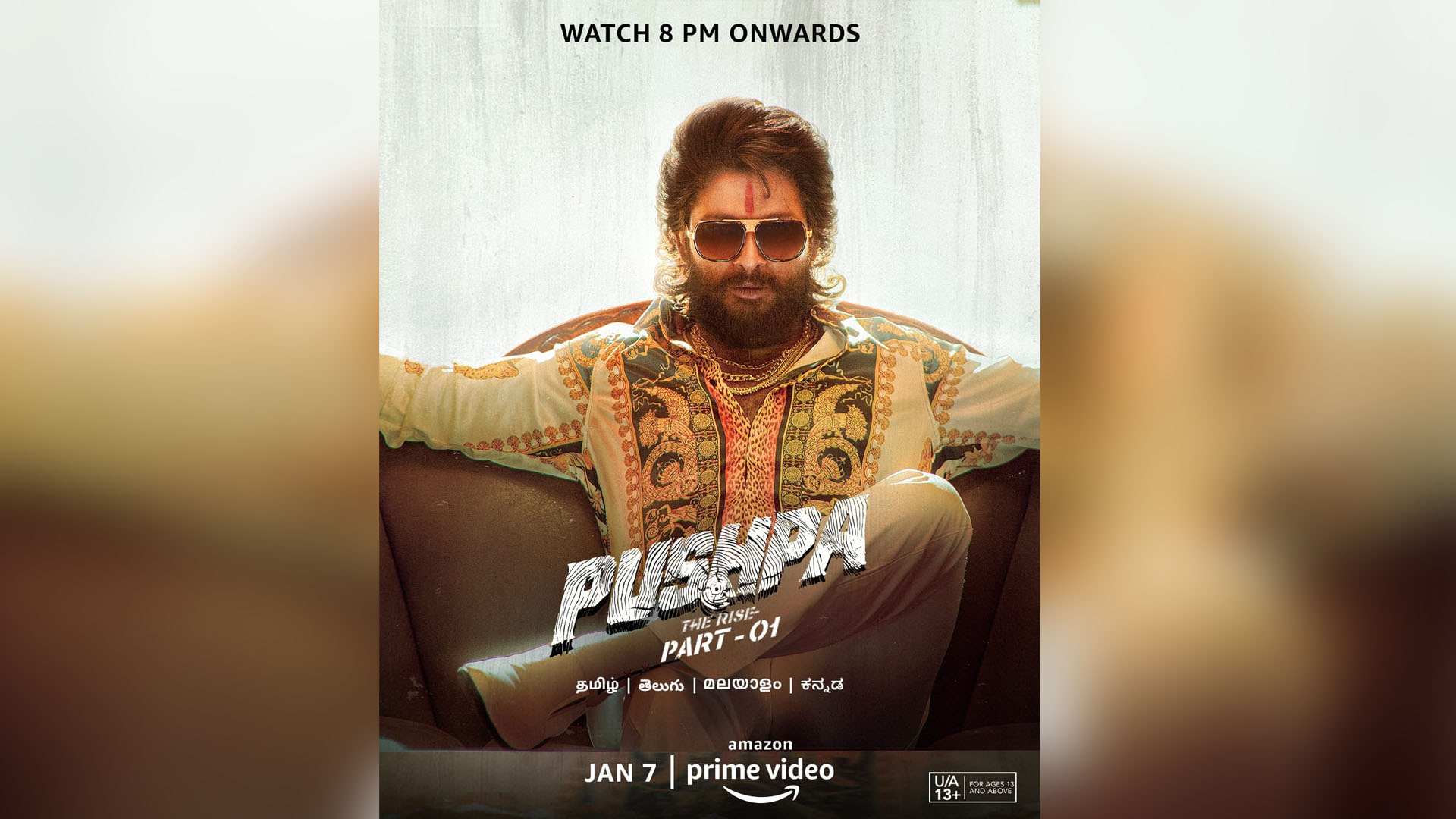 Prime Video Announces the Streaming Premiere of Telugu Action Thriller Pushpa: The Rise—Part 1, Starring Allu Arjun