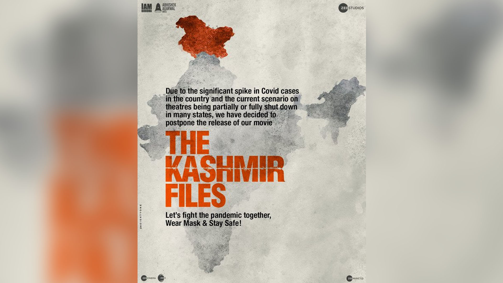 Vivek Ranjan Agnihotri’s ‘The Kashmir Files’ release postponed amid rising COVID-19 cases!