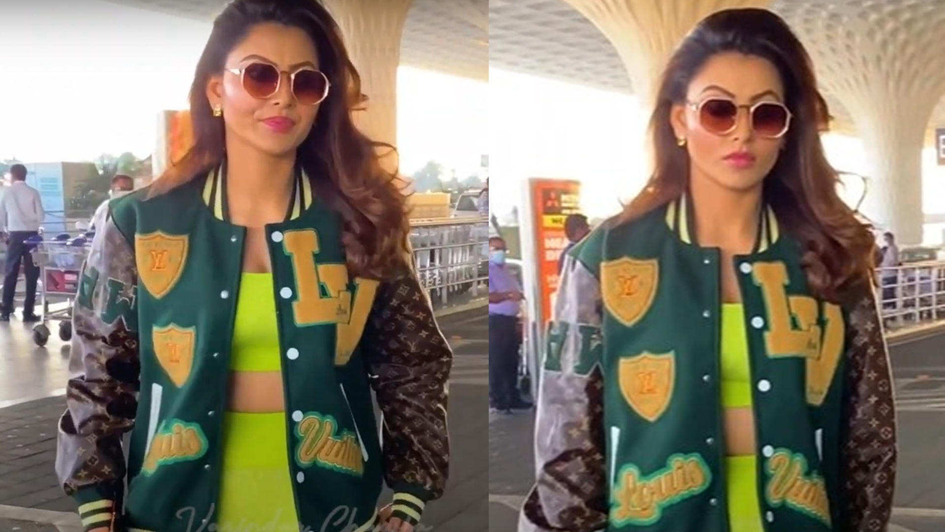 Urvashi Rautela To Ring In her Birthday Celebration At Maldives Gets Spotted In The Sporty Look At The Mumbai Airport – Check The Video