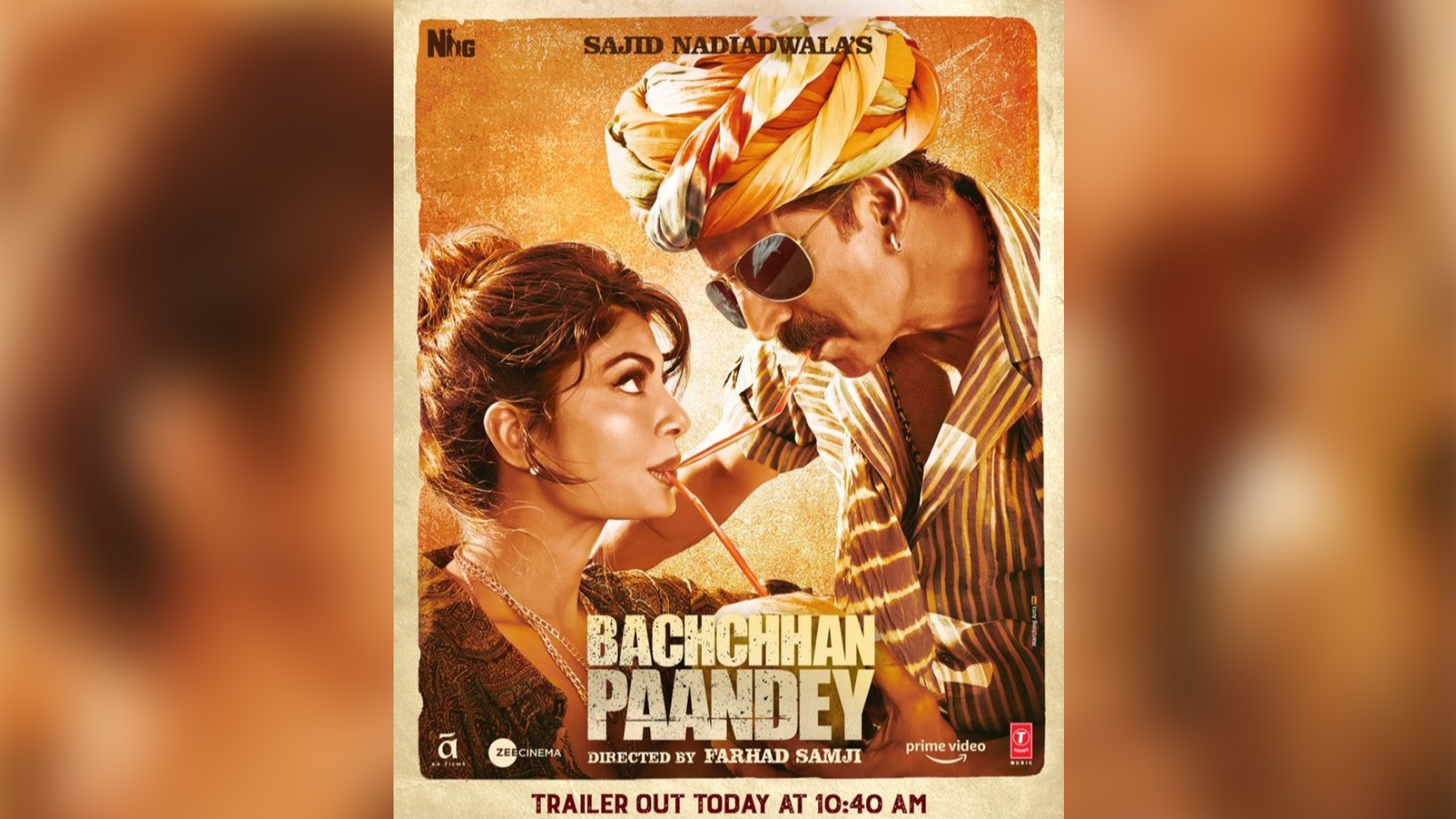 Jacqueline Fernandez’s look in Sajid Nadiwadwala’s Bachchhan Paandey out now!